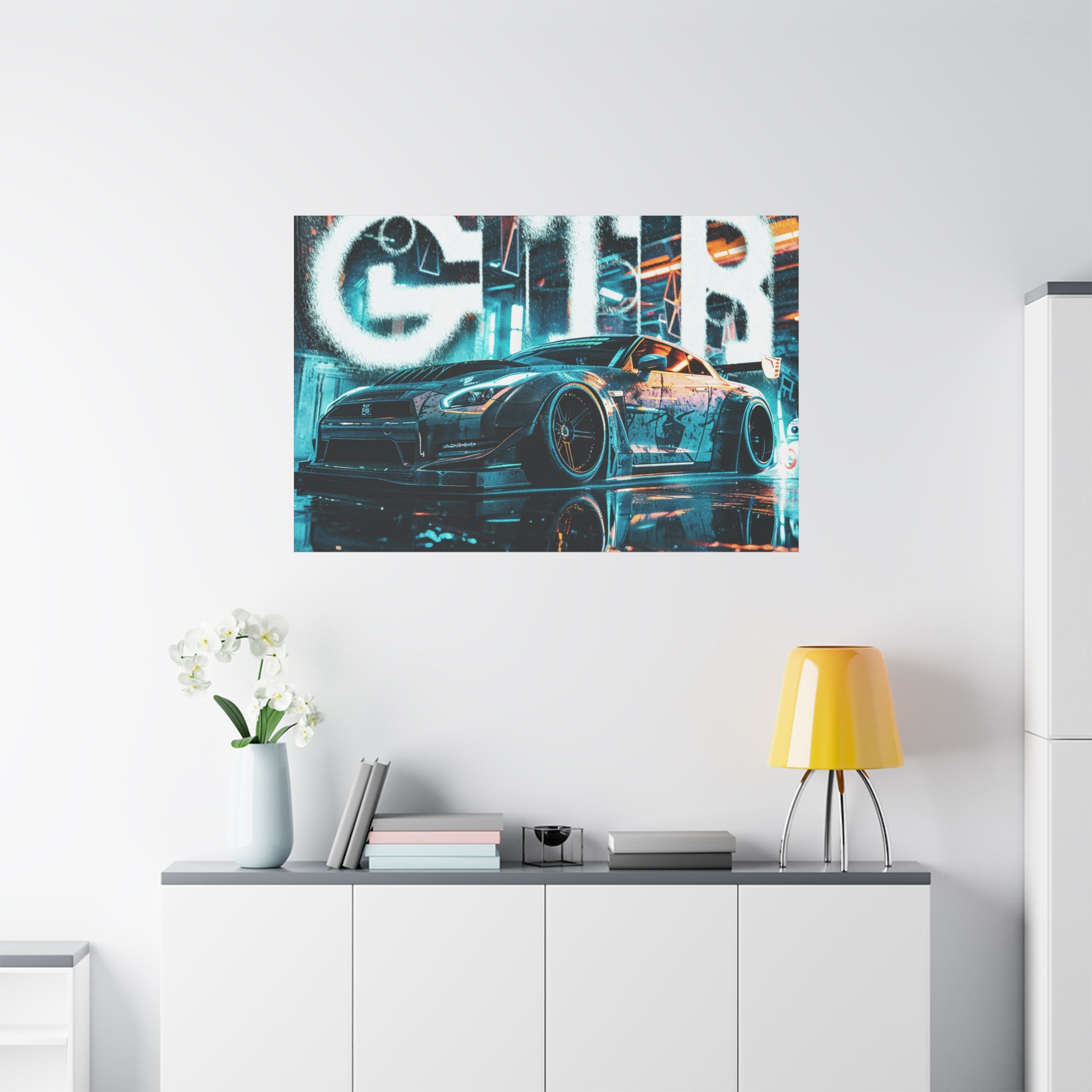 canvas-print-gtr-supercar-wall-art-home-decor-sports-car-poster-hyper-car-art-matte-stretched-canvas-print-2