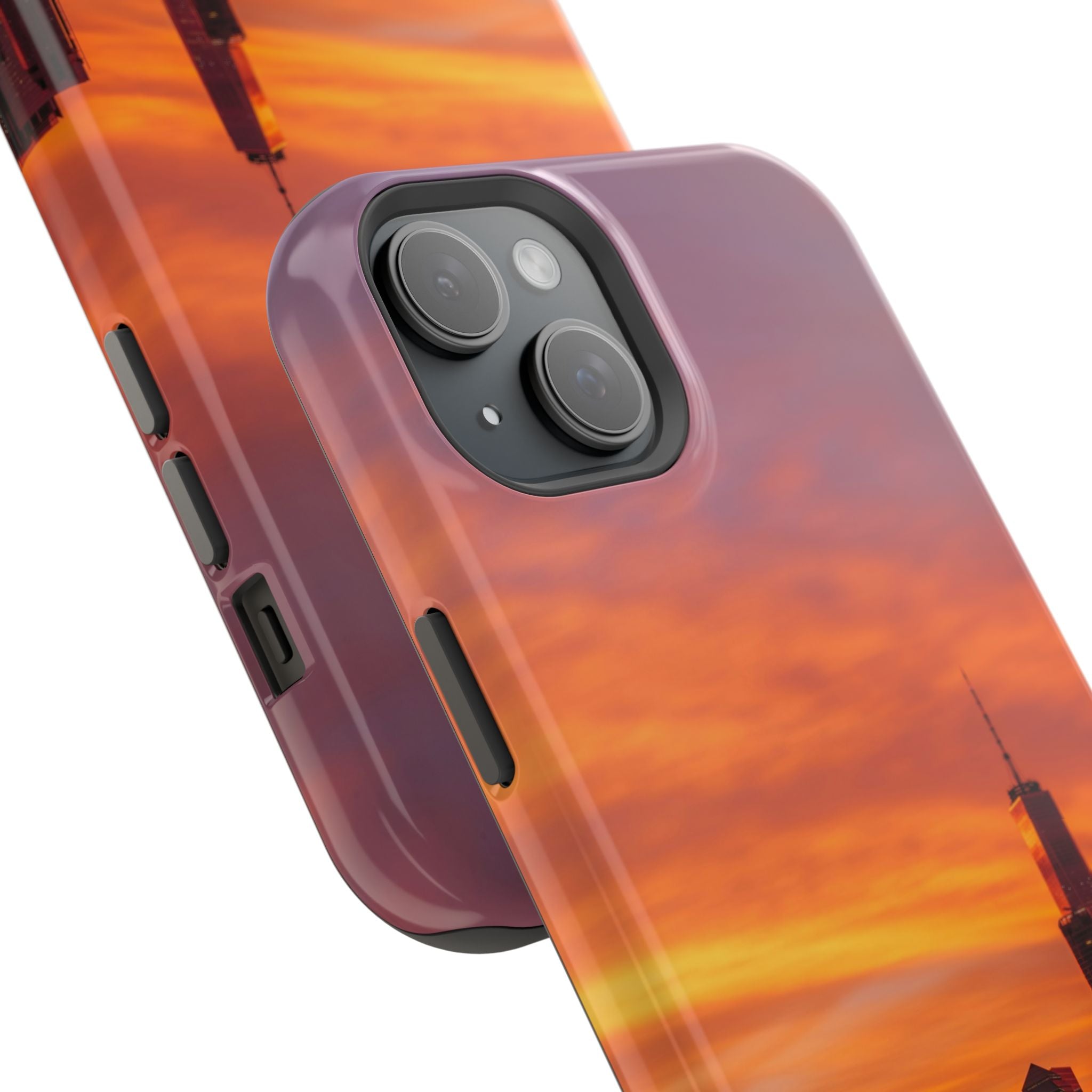 sunset-nyc-cityscape-magnetic-tough-case-durable-phone-protector-new-york-tough-case-gift-for-photographers-urban-aesthetic