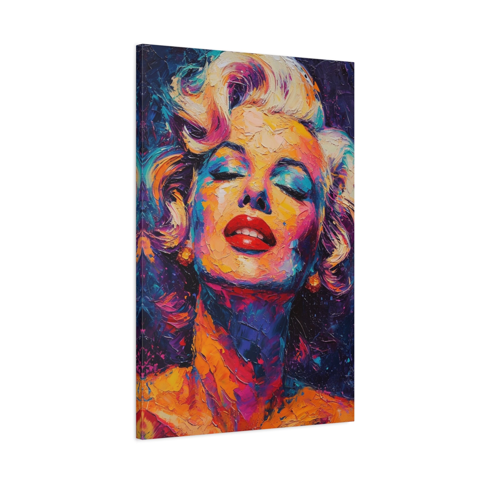 marilyn-monroe-canvas-print-stylish-wall-decor-with-brush-effect-elegant-home-decor-chic-wall-art