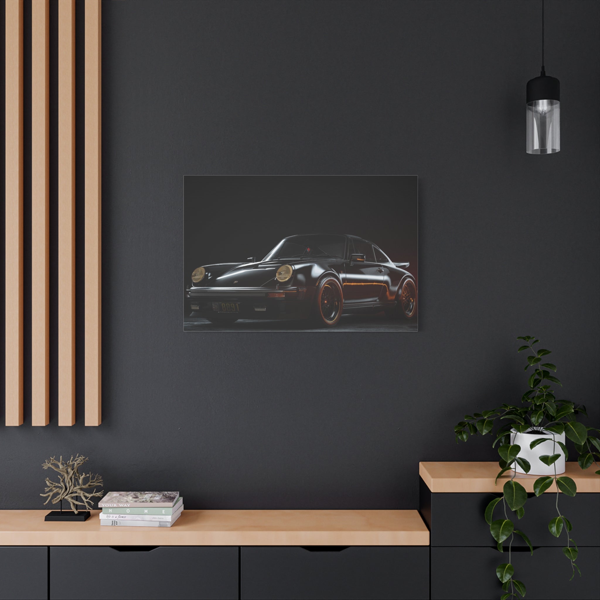 canvas-print-wall-art-porsche-911-red-gt3r-red-supercar-poster-matte-canvas-decor-stretched-large-canvas-wall-art-hypercars