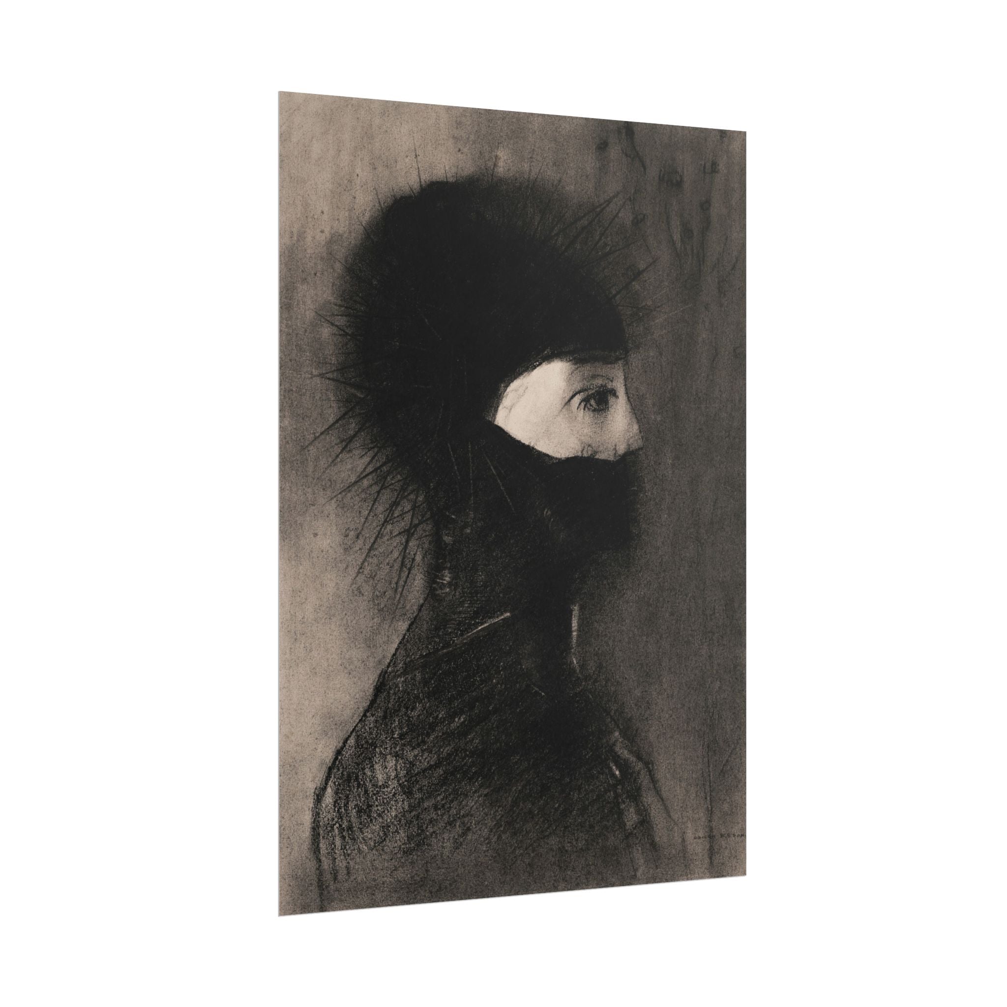 armor-by-odilon-redon-poster-print-vintage-woman-illustration-post-impressionism-art-wall-decor
