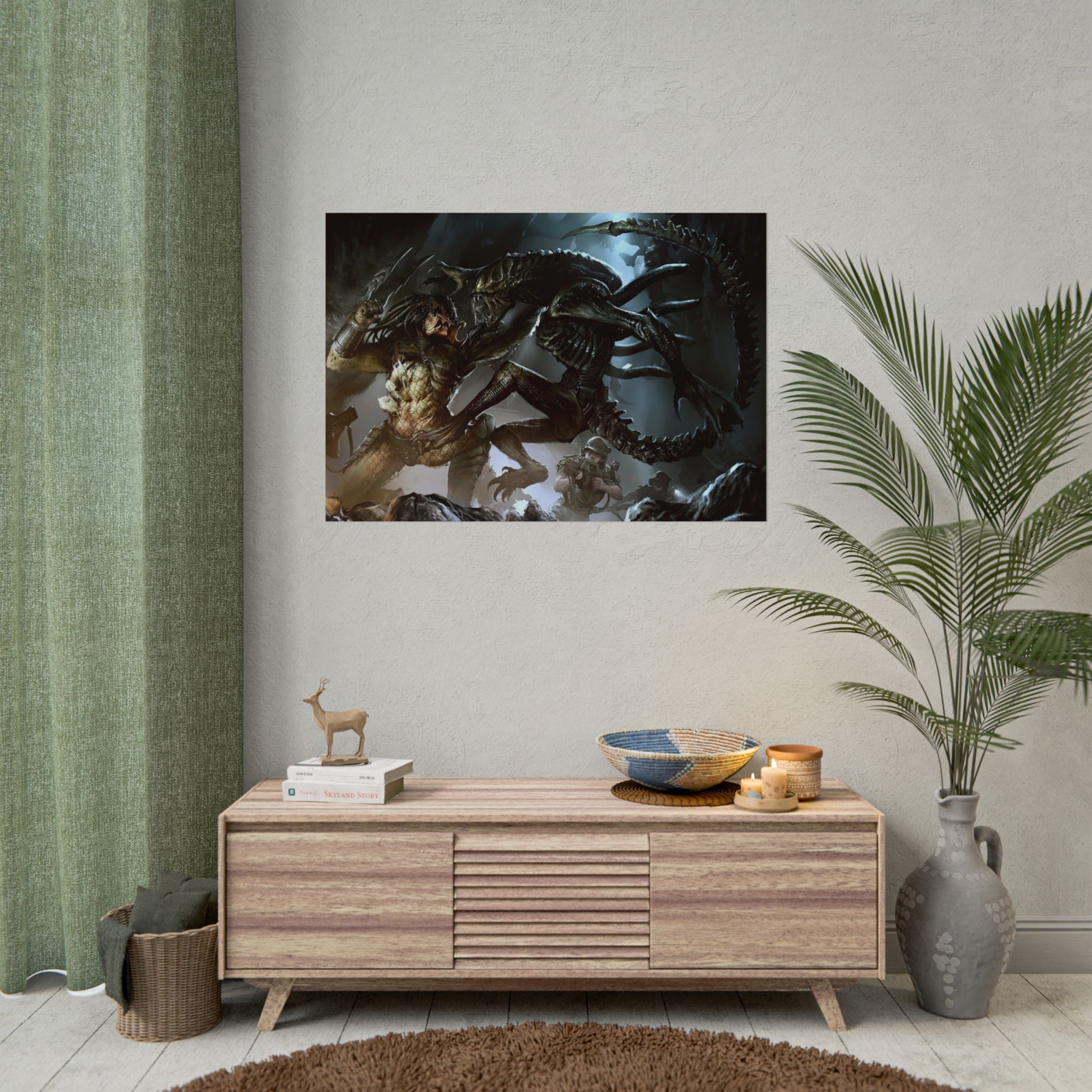 predator-alien-poster-print-xenomorph-si-fi-home-decor-movie-poster-pretador-fantasy-art