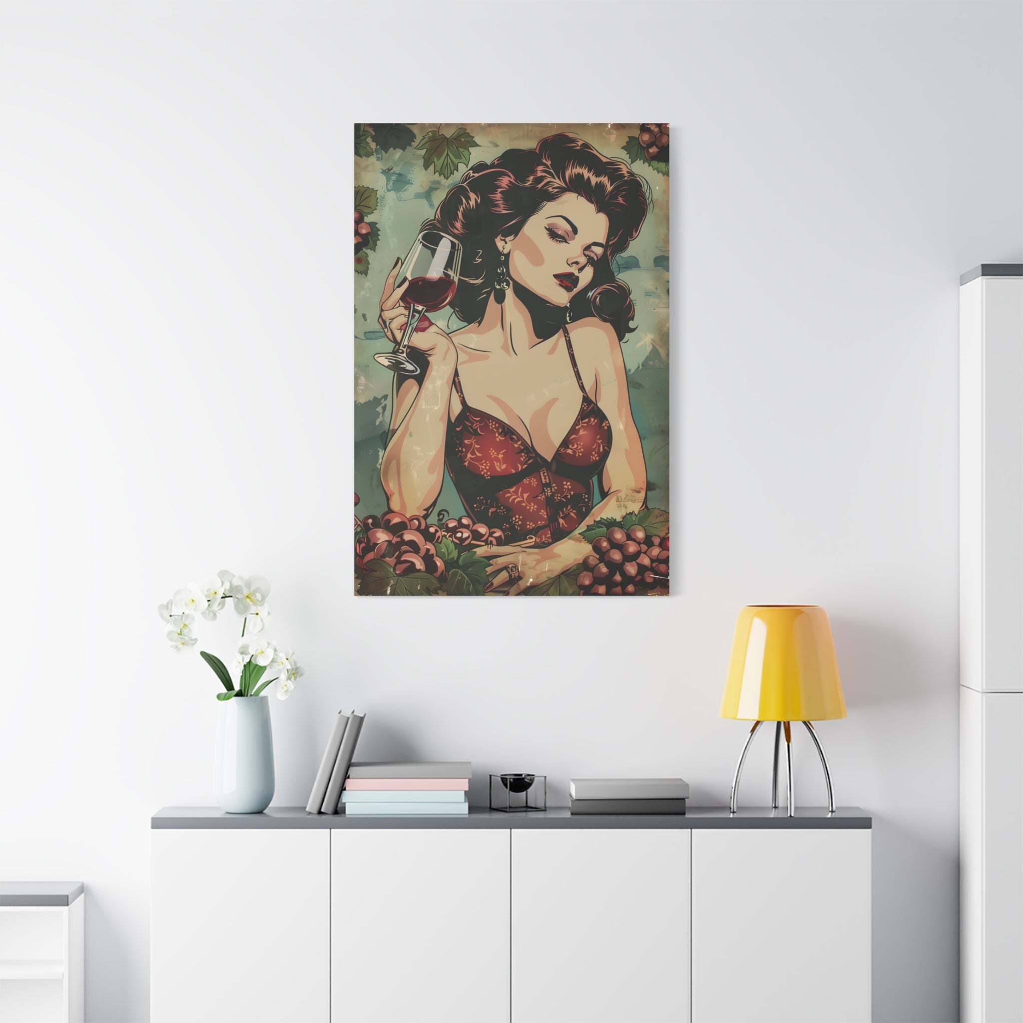 vintage-pin-up-girl-canvas-print-vine-canvas-wall-art-retro-pinup-poster-pin-up-illustration-home-decor-wall-hanging-vintage-
