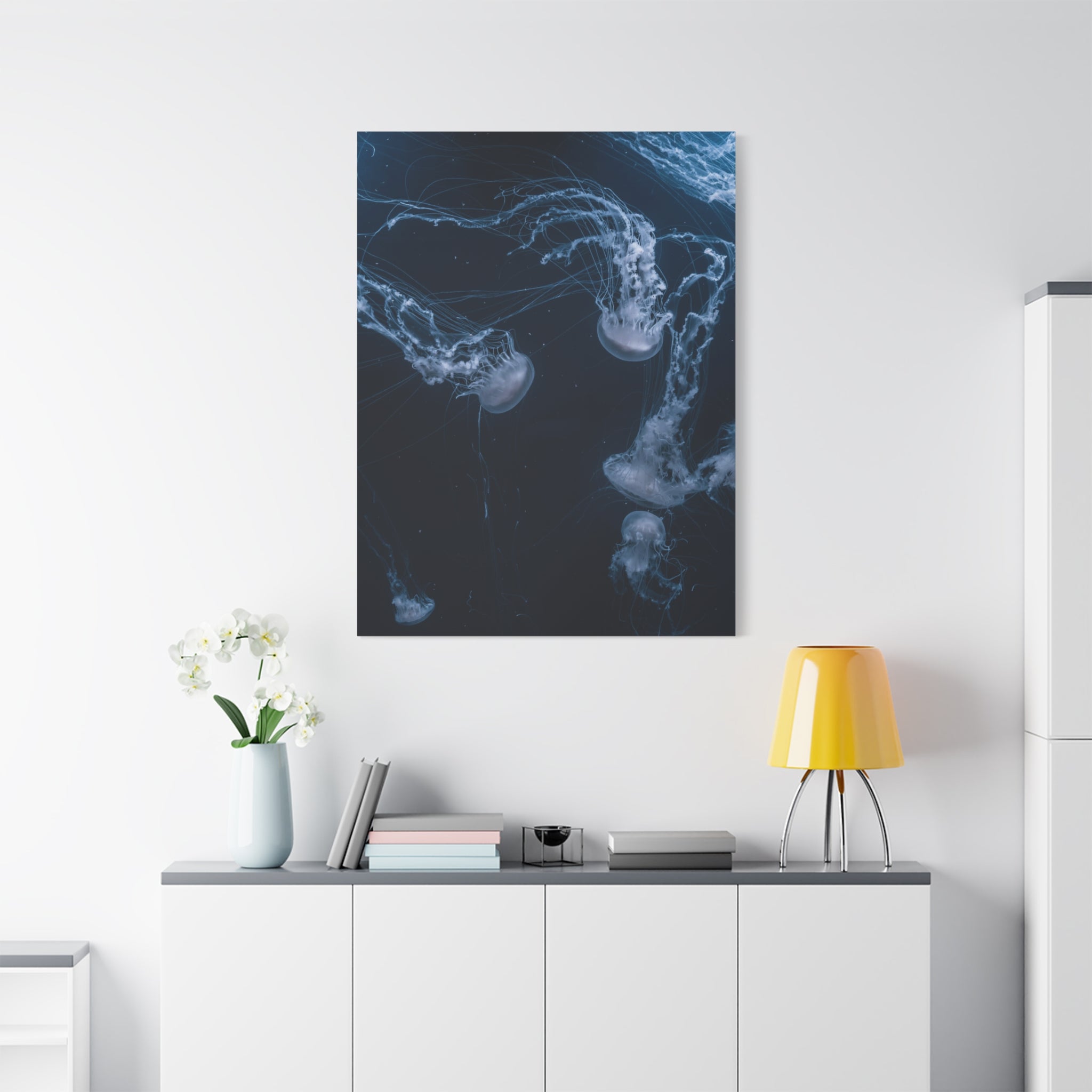 canvas-print-jellyfish-wall-art-wall-hanging-matte-canvas-ocean-life-deep-ocean-decor-home-decor-housewarming-gift