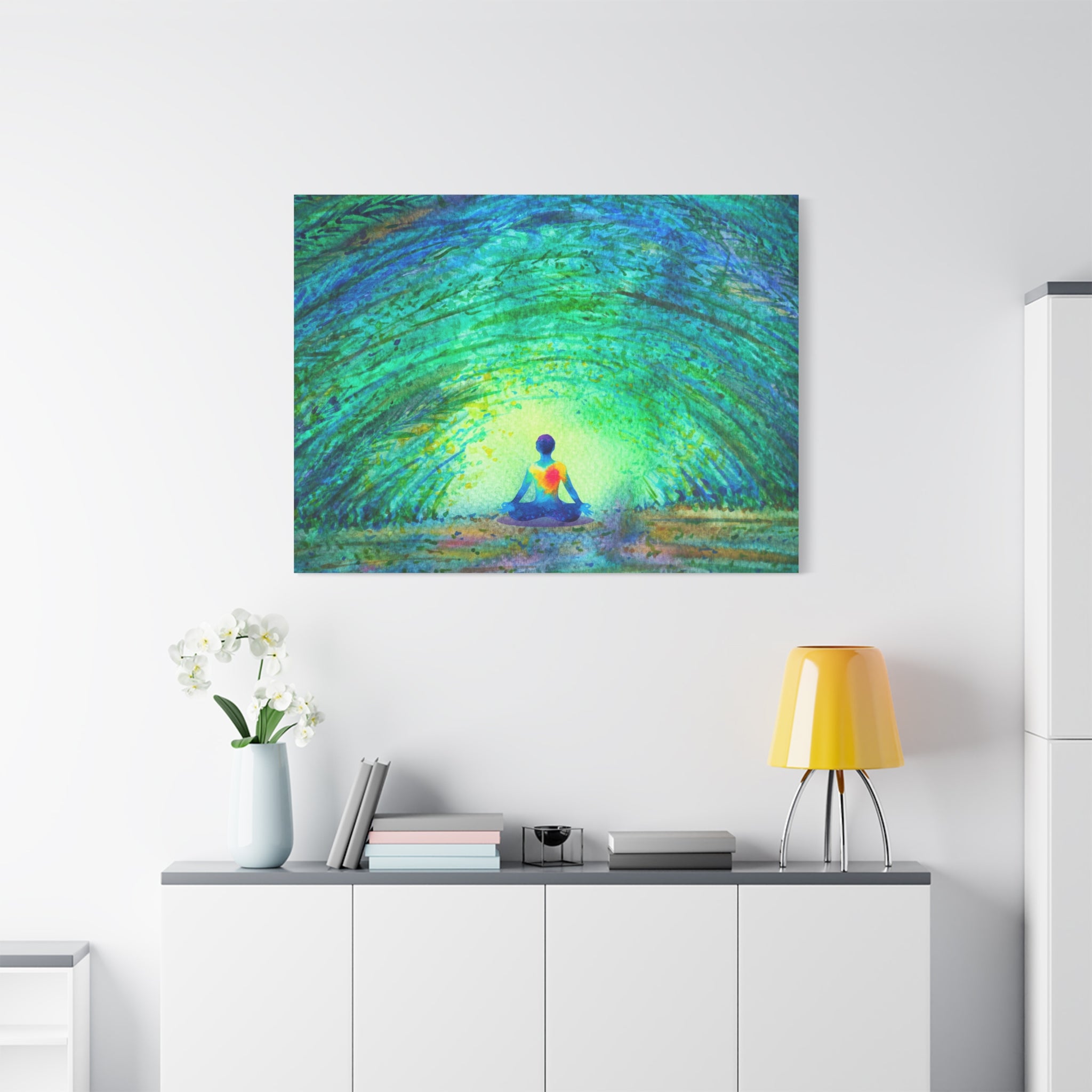 canvas-wall-art-yoga-nature-peace-home-decor-meditation-gift-mindfulness-painting-zen-retreat-print-living-room-decor