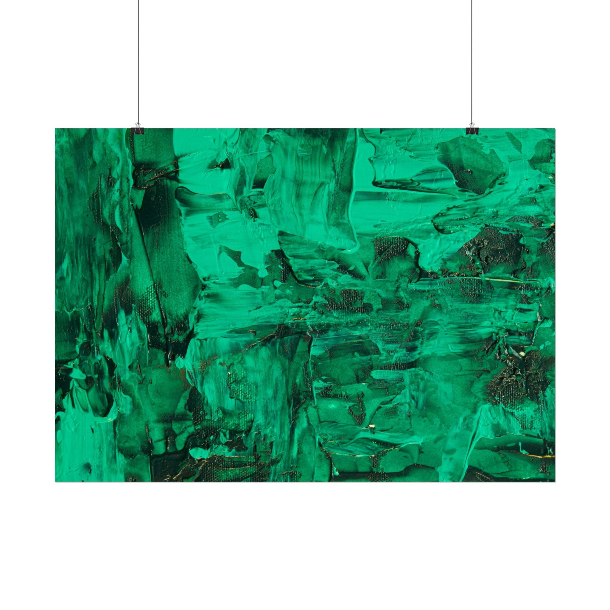 Abstract Green Poster Wall Art, Home Decor, Office Decor, Green Canvas Bedroom, Green Poster Print, Modern Art, Green Wall Decor