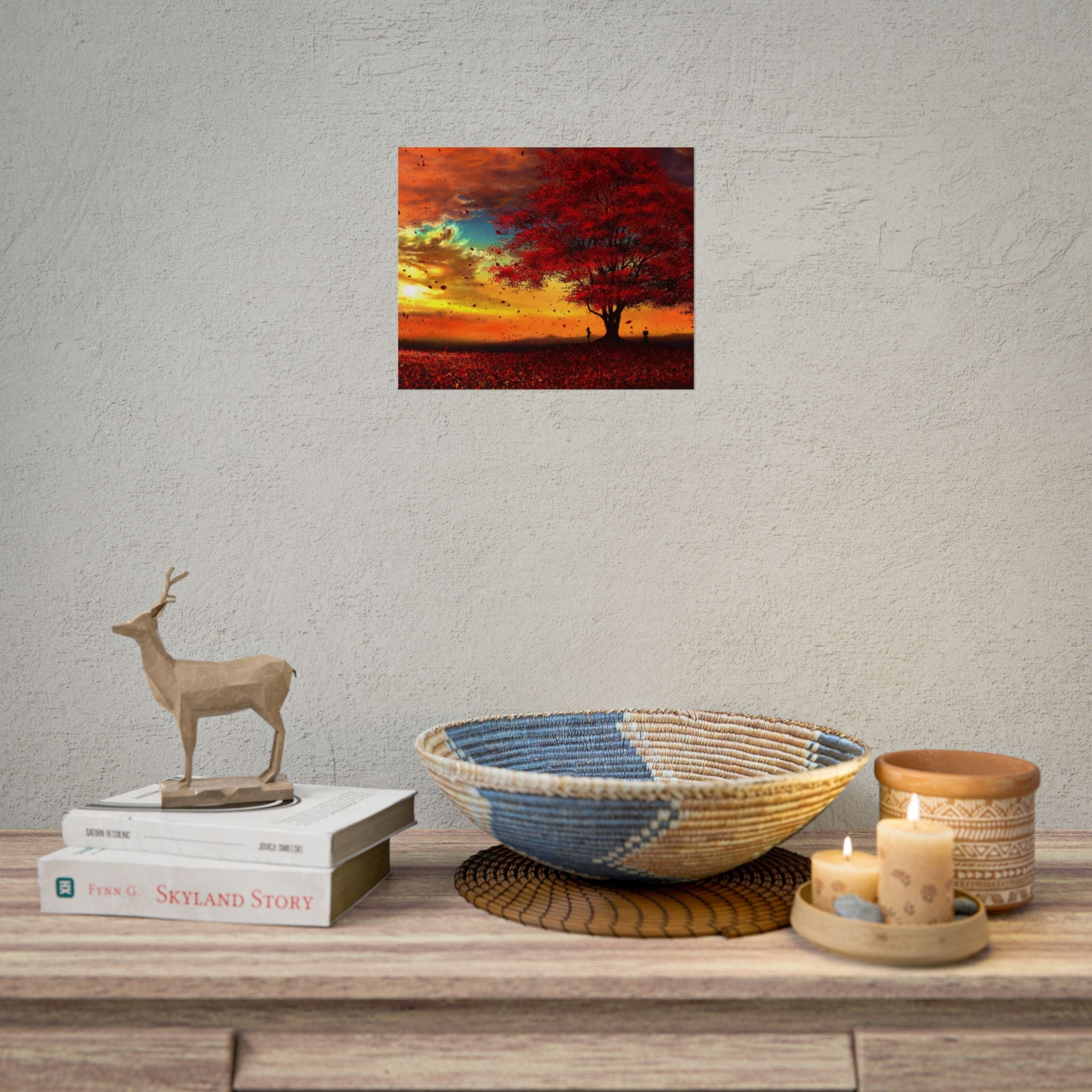 sunset-scenery-autumn-poster-print-wall-art-decor-home-decoration-nature-artwork-gift-idea-wall-hanging