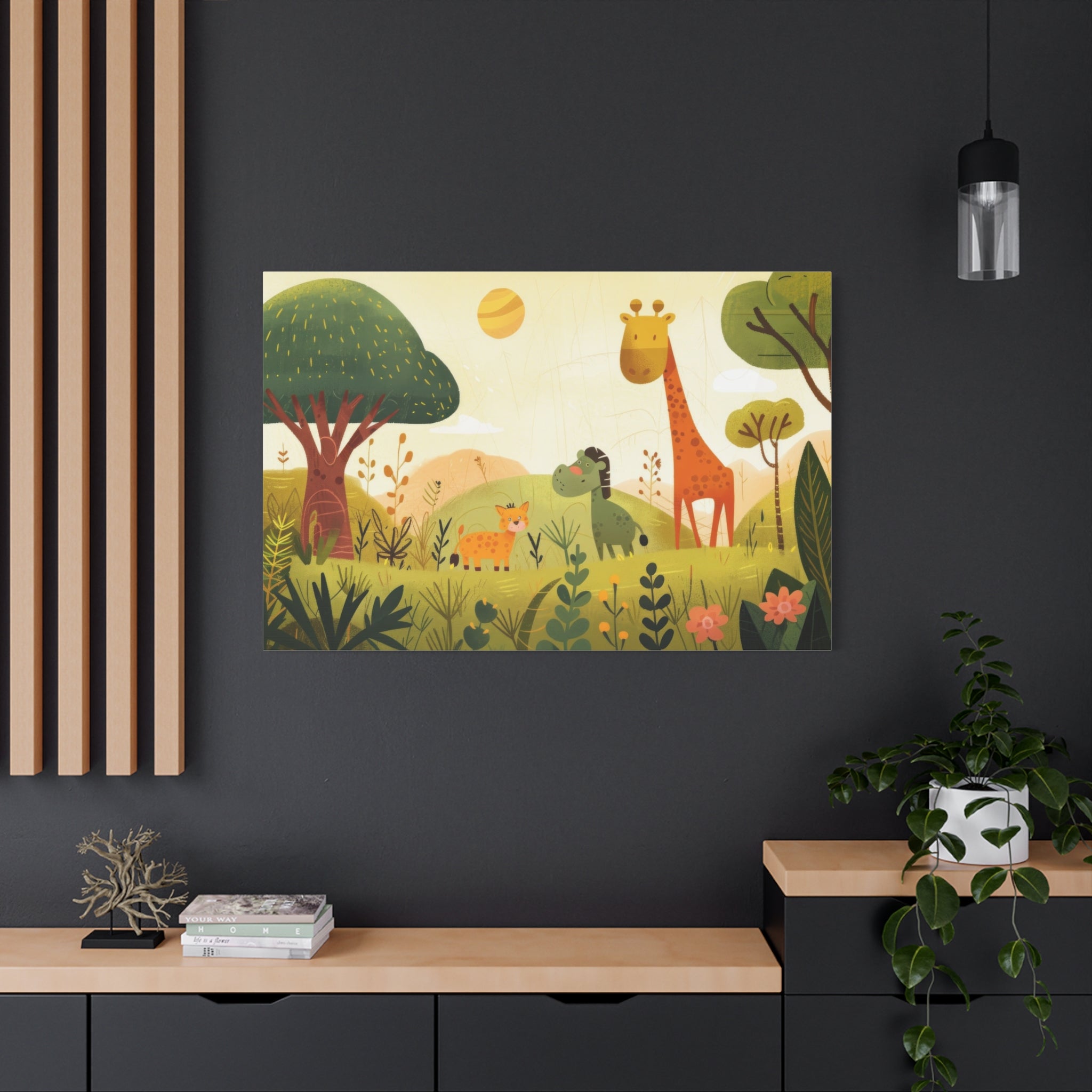 canvas-wall-art-safari-nursery-decor-baby-animals-print-stretched-matte-canvas-nursery-art-cute-animals-decoration-baby-nurse