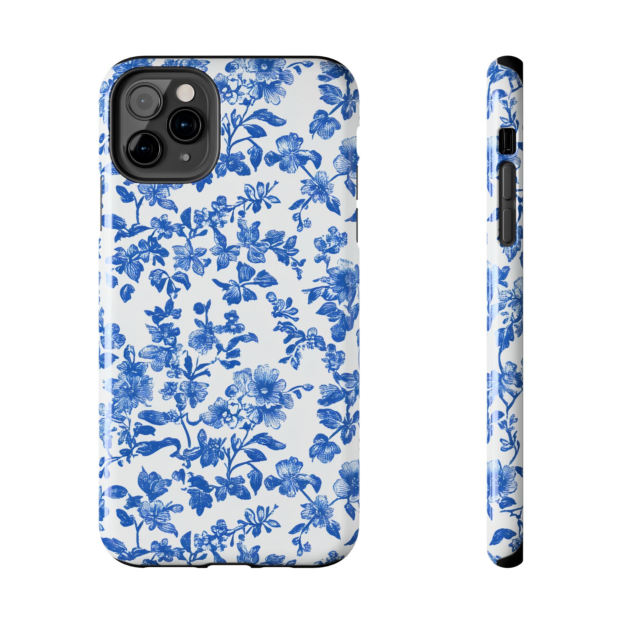 french-toile-floral-tough-iphone-case-blue-iphone-cover-protective-iphone-case-hard-shell-iphone-case-vintage-design-phone-ca