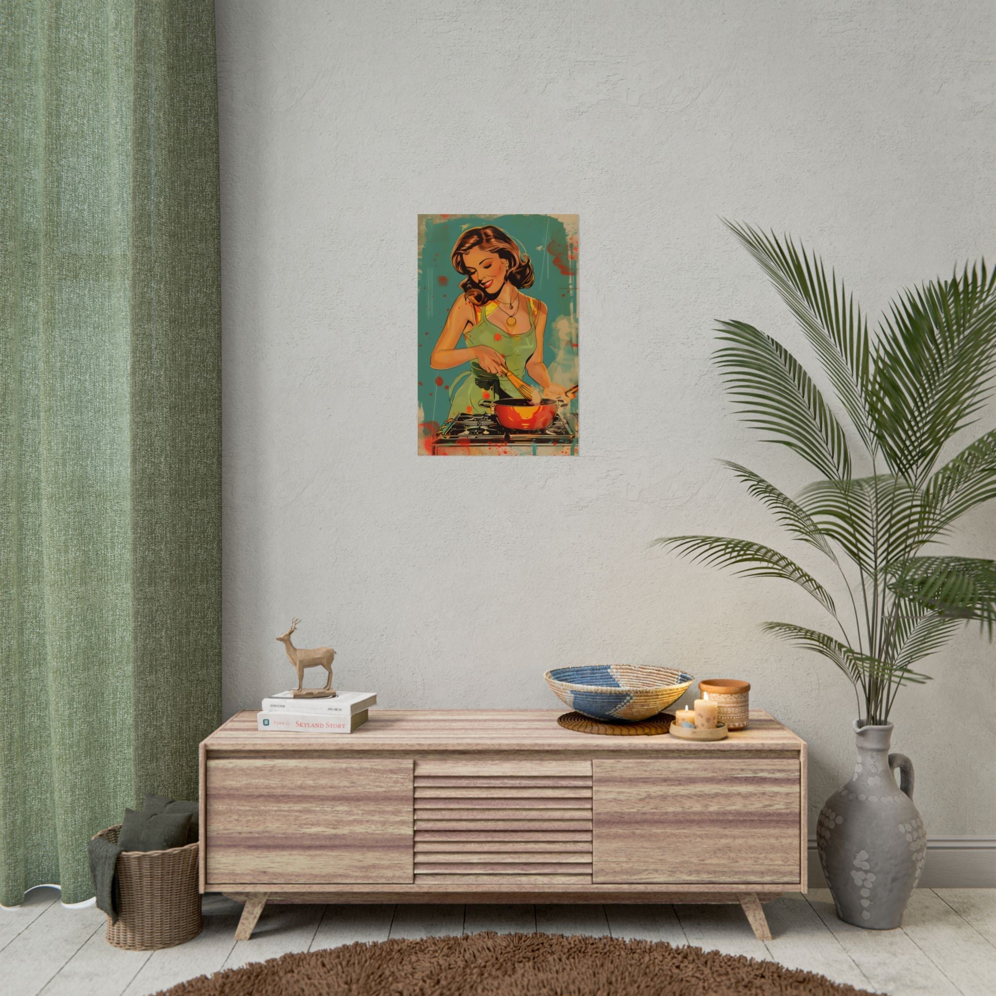 vintage-pin-up-girl-poster-print-vintage-Poster-wall-art-housewife-retro-pinup-poster-pin-up-illustration-home-decor-wall-han