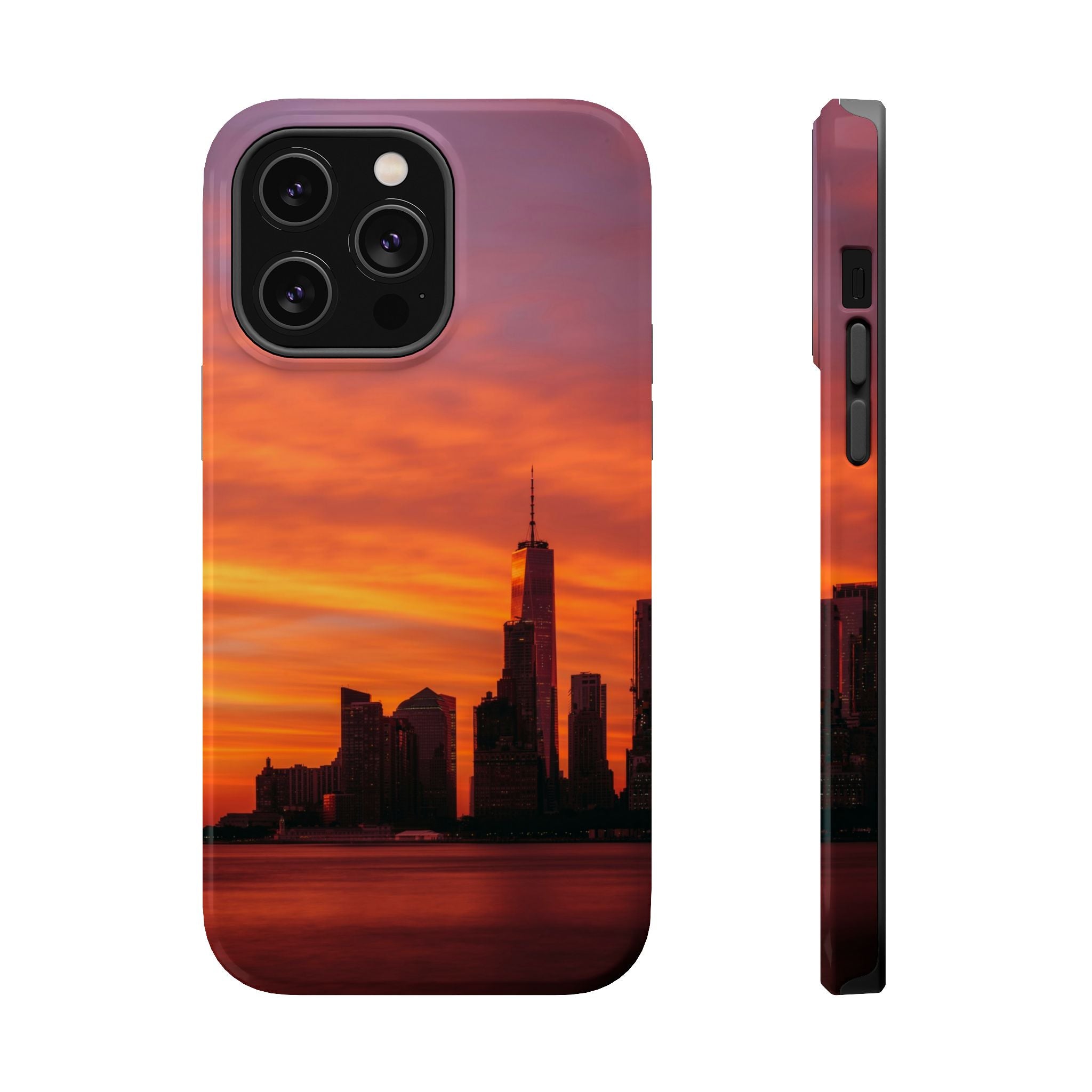 sunset-nyc-cityscape-magnetic-tough-case-durable-phone-protector-new-york-tough-case-gift-for-photographers-urban-aesthetic