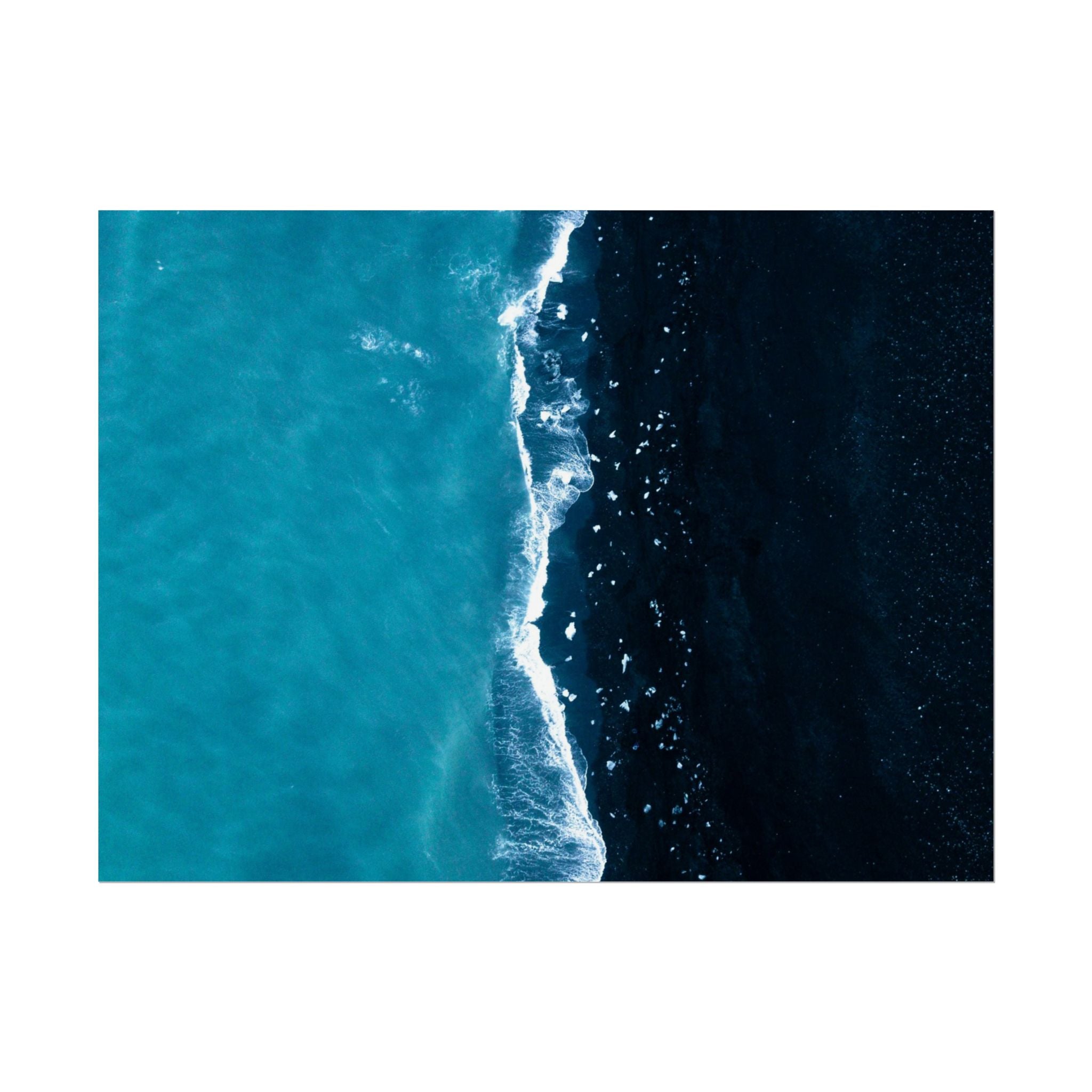 ocean-minimalist-decor-poster-print-beach-wall-art-coastal-photography-blue-ocean-print-sand-landscape-home-office-decoration