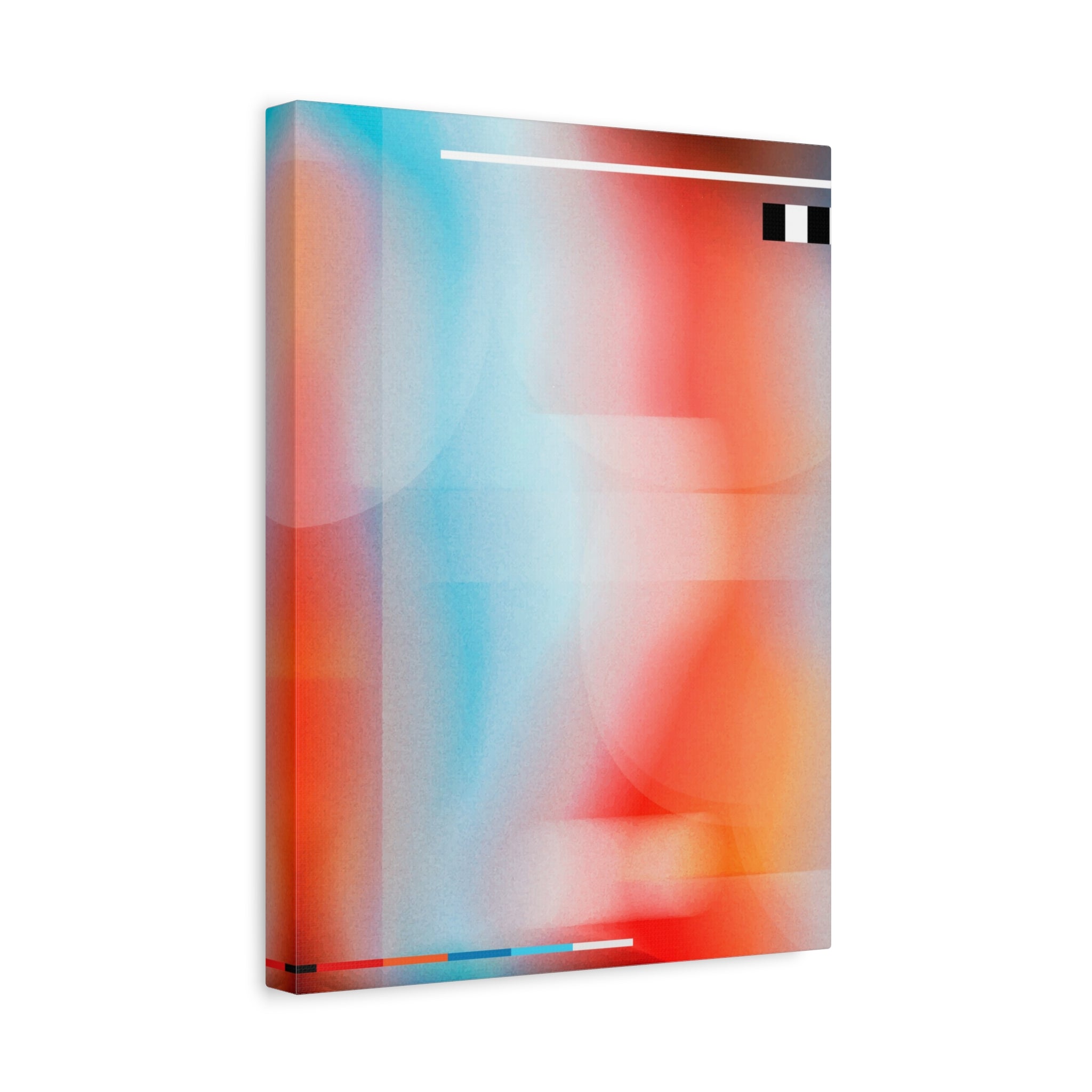 canvas-print-abstract-orange-retro-colorful-home-decor-wall-art-stretched-matte-canvas-living-room-decor-unique-gift-idea