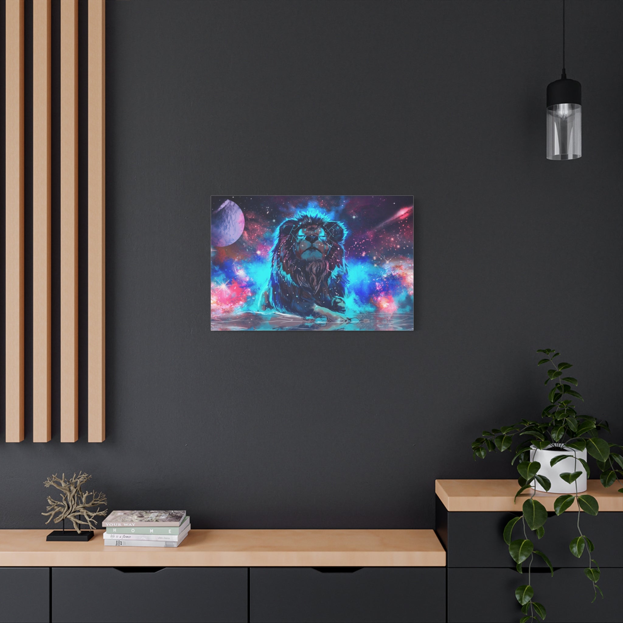 canvas-print-lion-wall-art-fantasy-leon-living-room-decor-matte-stretched-lion-poster-jungle-animal-art-print-wildlife-safari