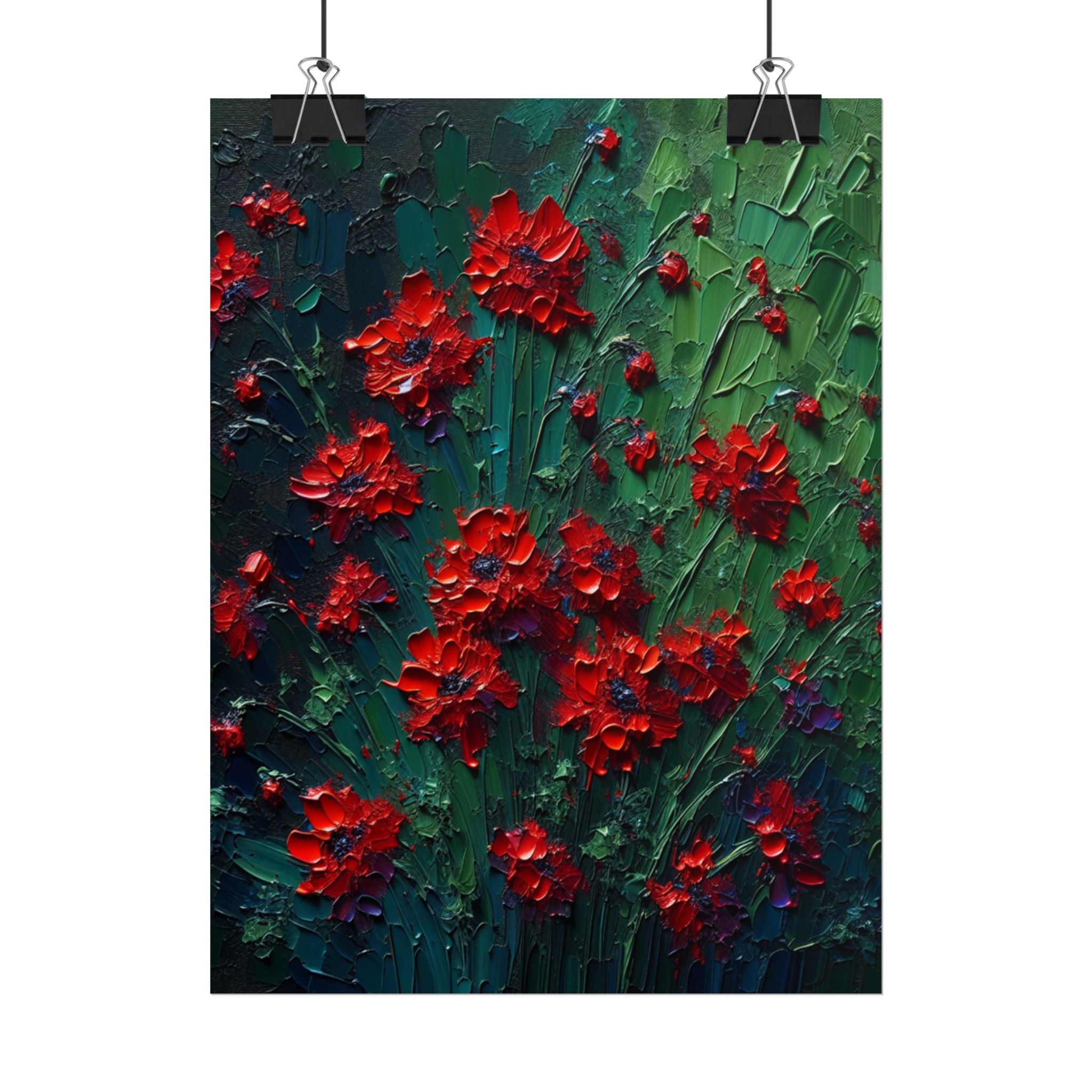 red-wildflowers-poster-print-impasto-oil-painting-look-stretched-wall-art-home-decor-floral-print-gift-for-nature-lover