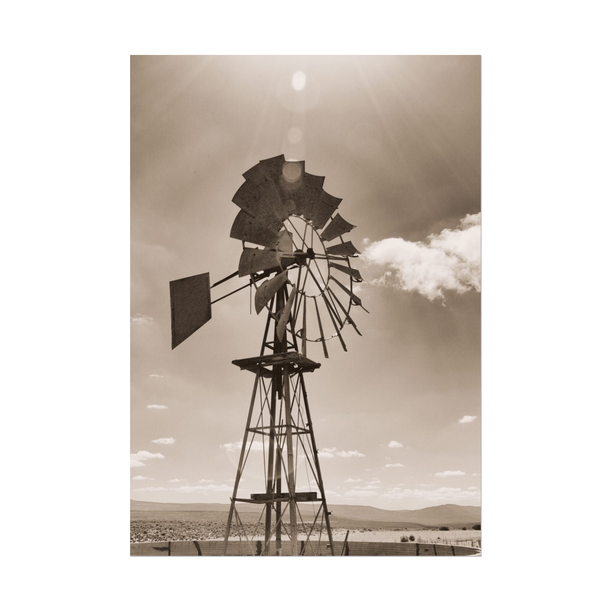 rustic-windmill-photography-poster-print-farm-house-wall-decor-gift-for-farmers-country-home-decor-windmill-wall-art