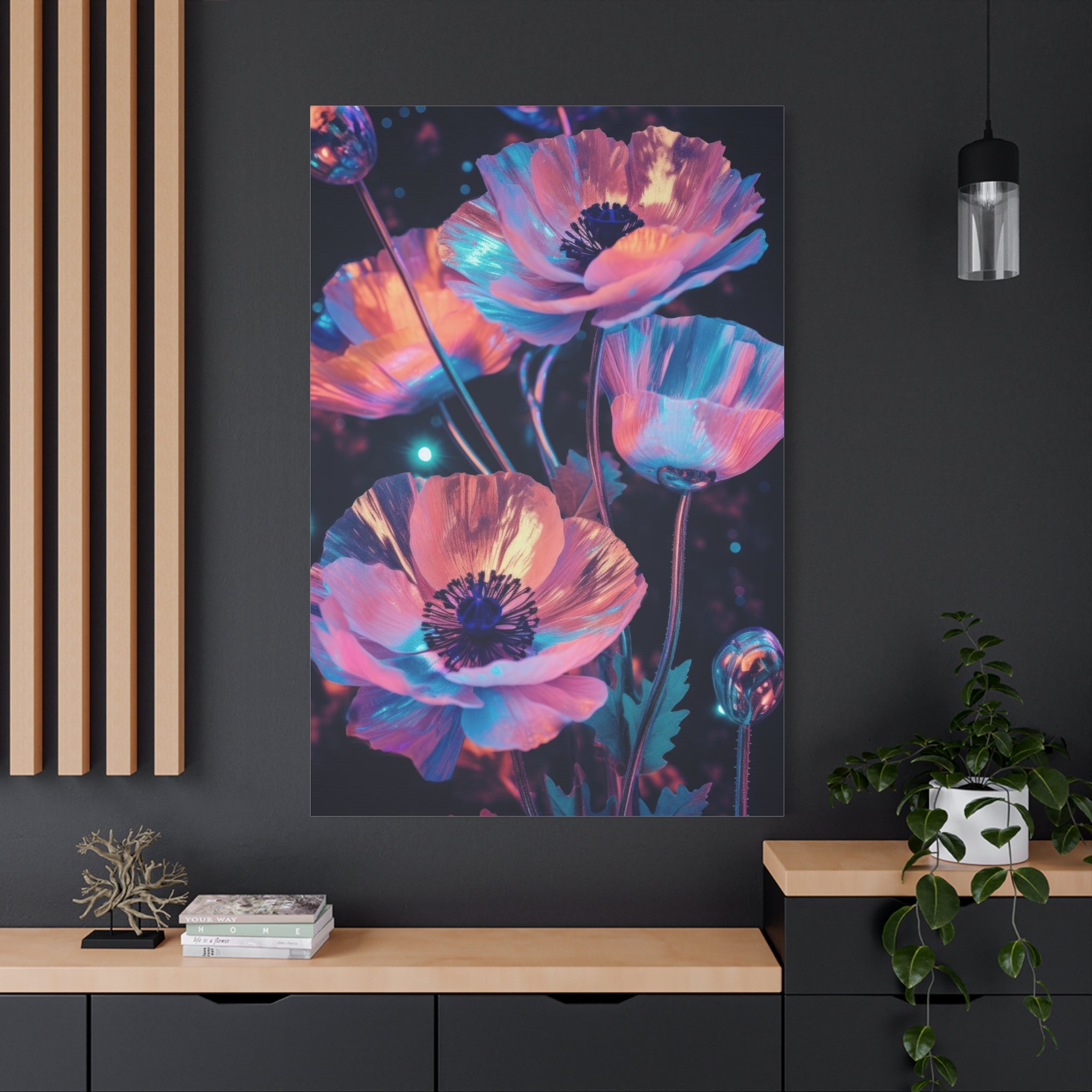 canvas-print-poppy-flower-art-pearl-floral-wall-art-floral-print-flower-print-nature-wall-decor-flower-wall-decor-housewarmin