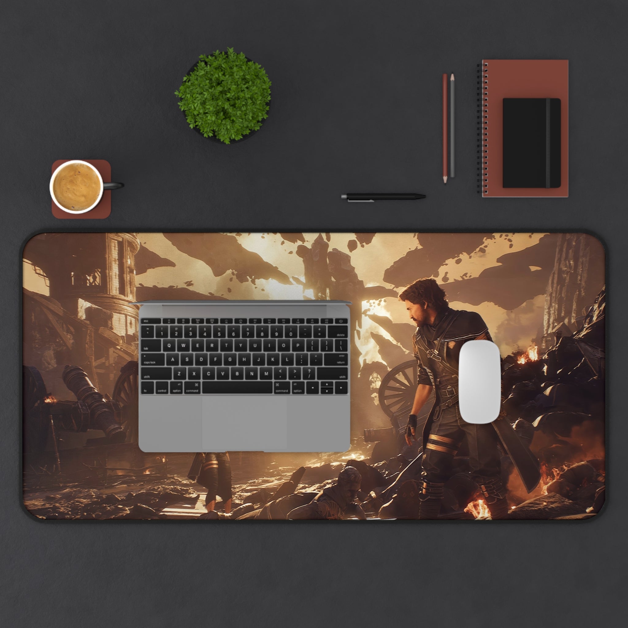 Clair Obscur Expedition 33 Gaming Mouse Pad - XL Desk Mat - Gustave Art - Extended Desk Pad - Fantasy RPG Gamer Setup