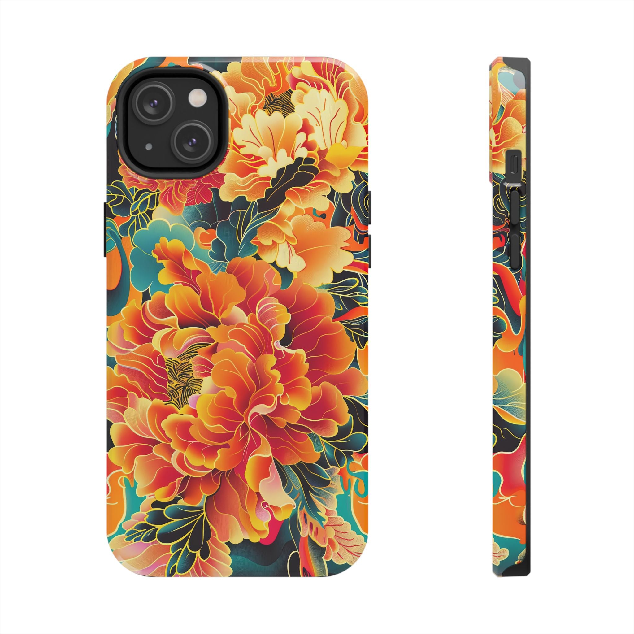 iphone-tough-case-retro-japanese-flowers-floral-phone-cover-vintage-japanese-style-protective-phone-case-asian-floral-design-