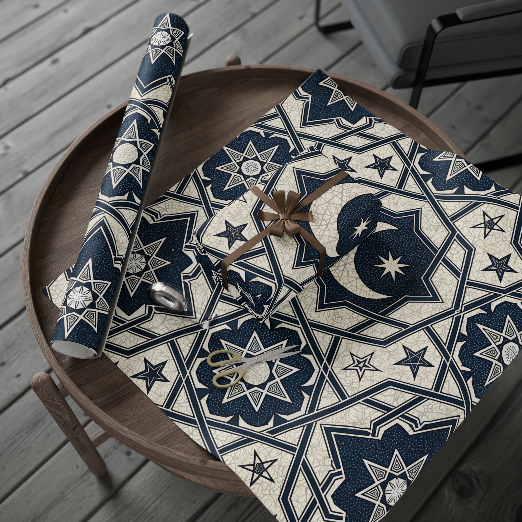 islamic-geometric-pattern-wrapping-papers-gift-wrap-roll-for-eid-ramadan-festive-decorative-crafts-art-projects-2