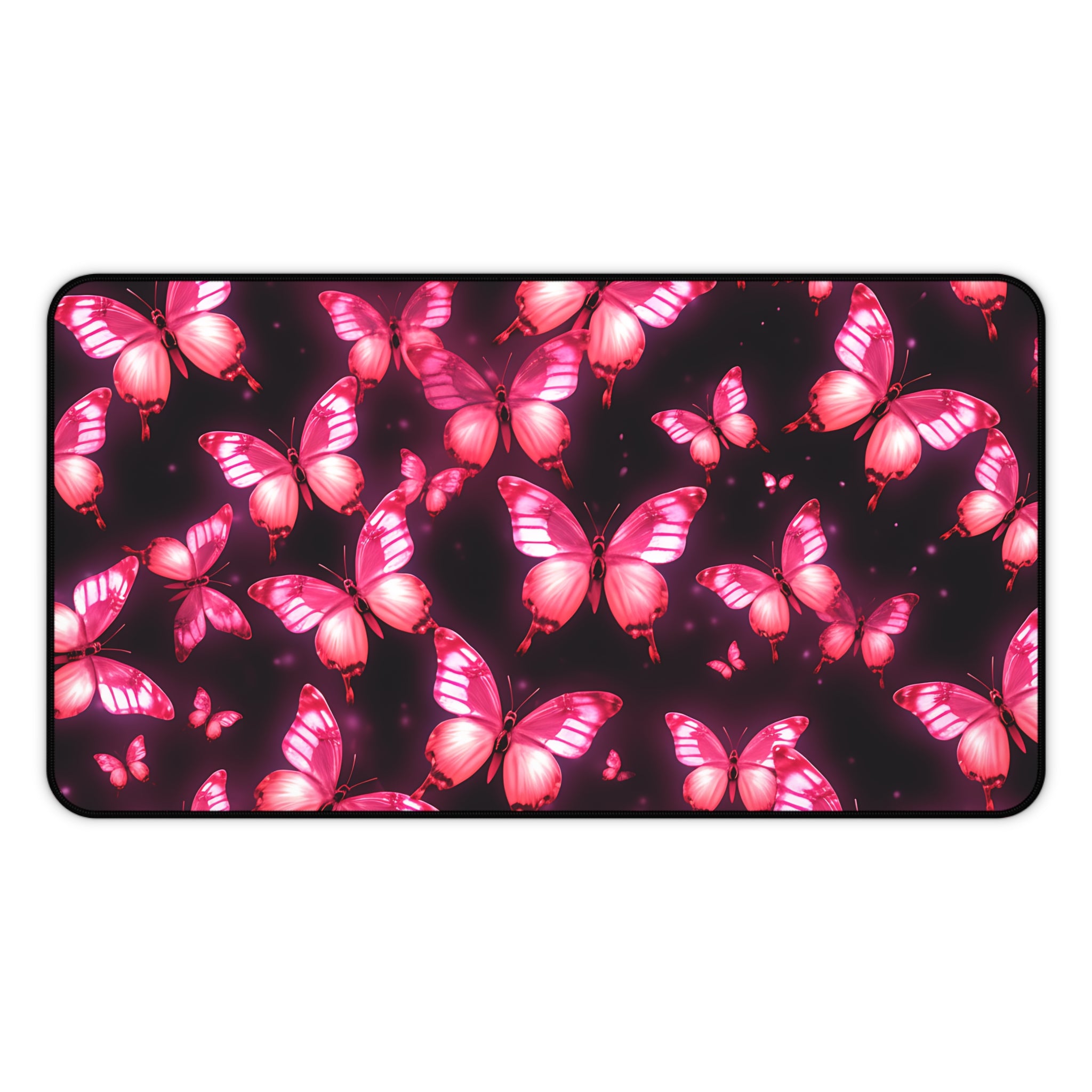 vibrant-pink-red-butterfly-and-neon-mouse-pad-desk-pad-desk-accessories-office-decor-large-mousepad