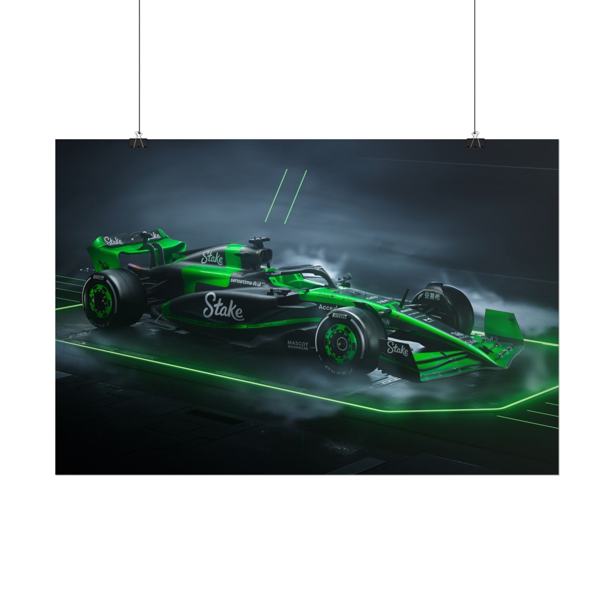 green-formula-1-car-poster-print-formula-one-cars-formula-1-gift-formula-1-poster-formula-1-wall-art-wall-decor-room-decor