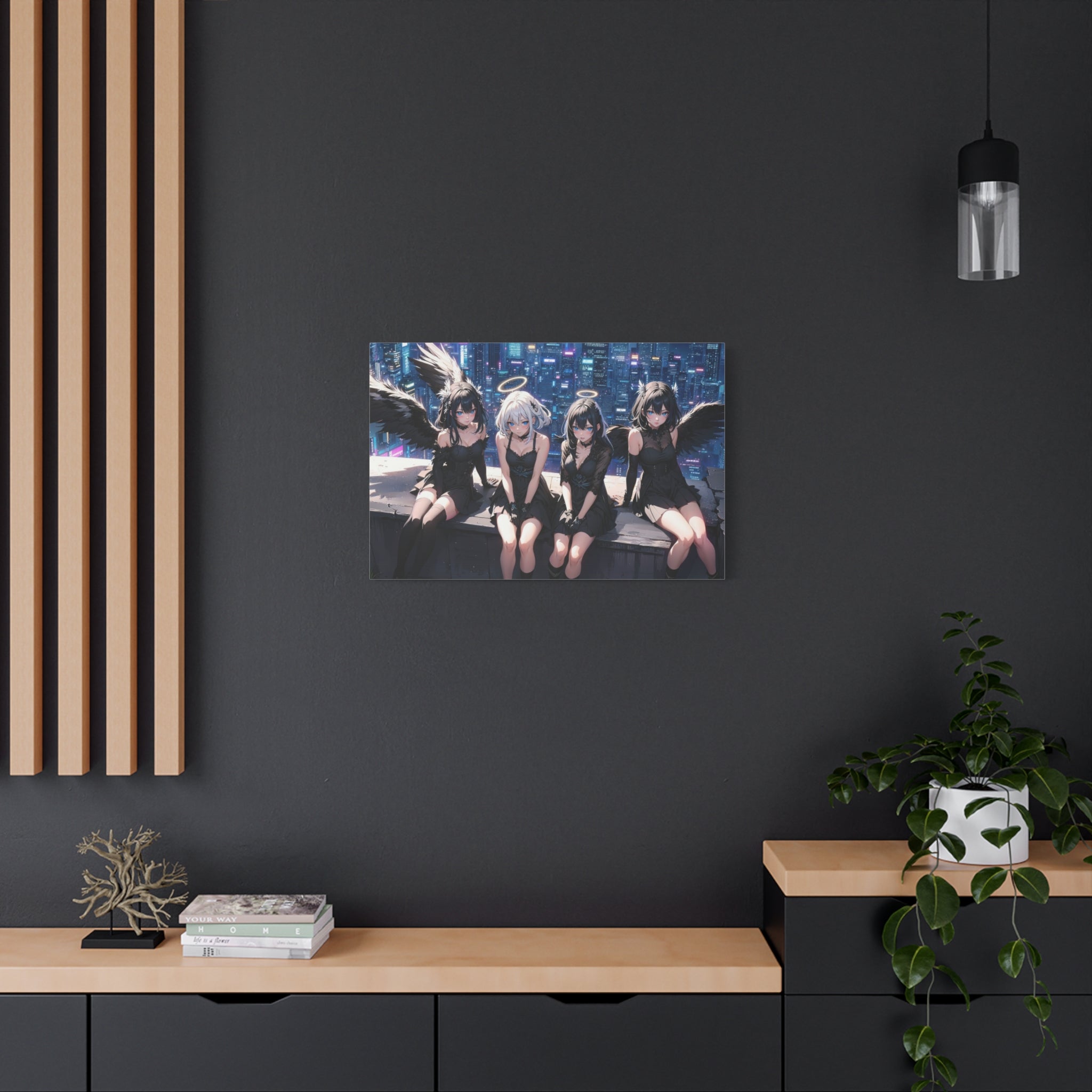 canvas-print-anime-angels-anime-lover-canvas-wall-art-matte-stretched-wall-art-beautiful-anime-girls-decor-anime-print-anime-