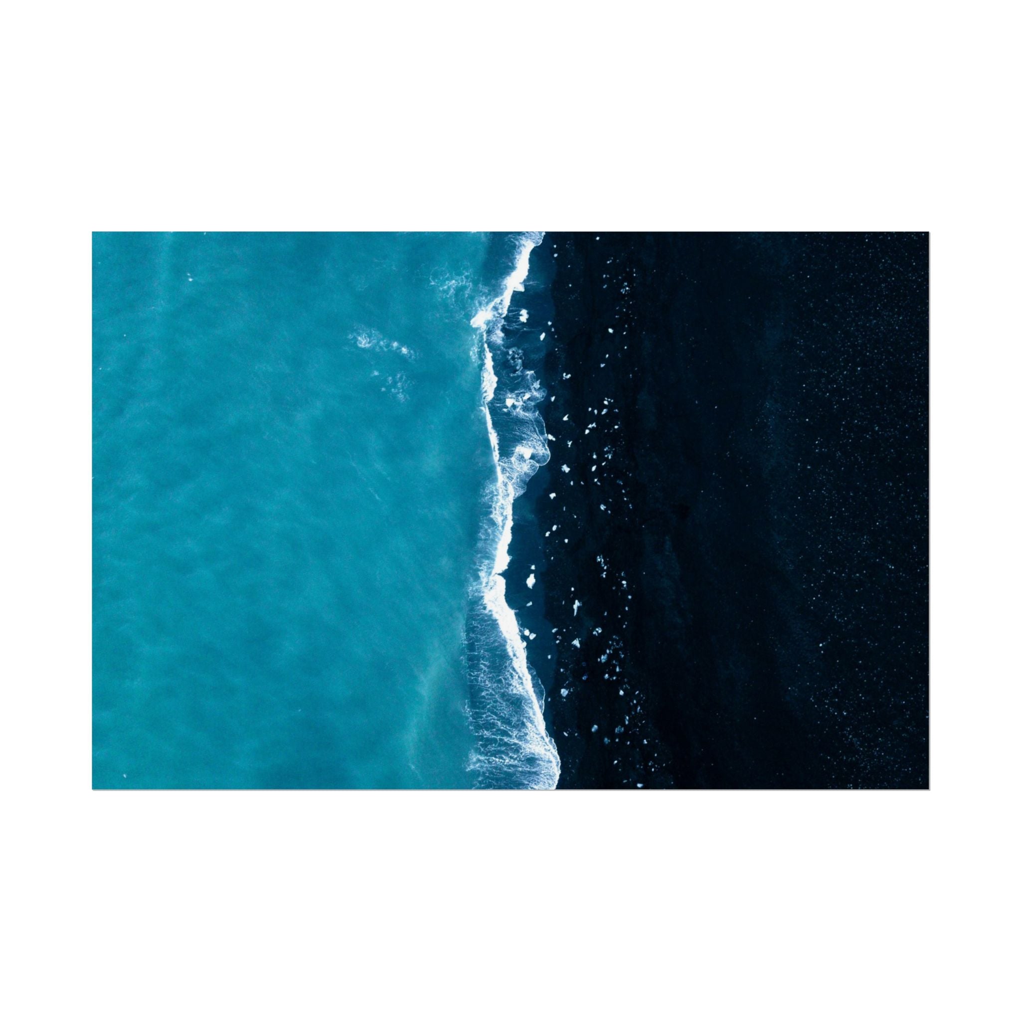ocean-minimalist-decor-poster-print-beach-wall-art-coastal-photography-blue-ocean-print-sand-landscape-home-office-decoration
