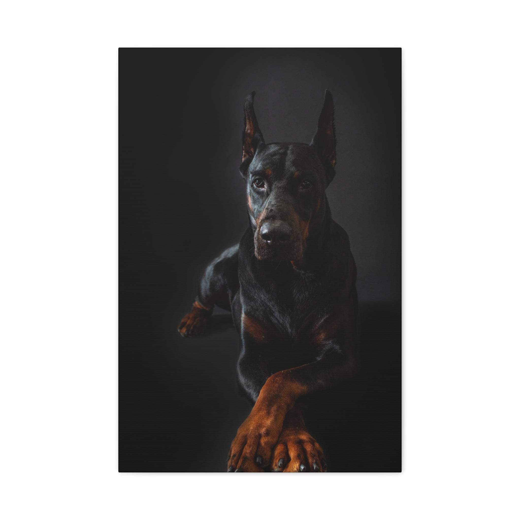 canvas-print-doberman-dog-wall-art-home-decor-office-decor-stretched-matte-canvas-1-25-gift-for-dog-lovers-animal-artwork-pet