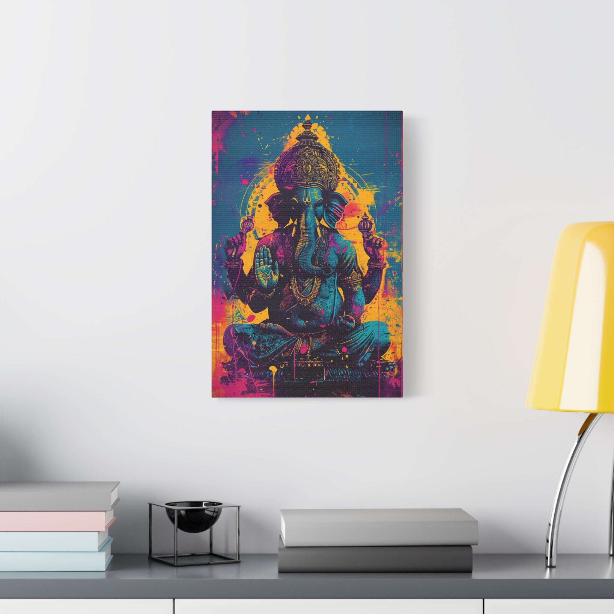 colorful-ganesha-canvas-print-wall-art-decor-spiritual-home-decor-indian-elephant-deity-art-hindu-god-painting-ethnic-wall-ha