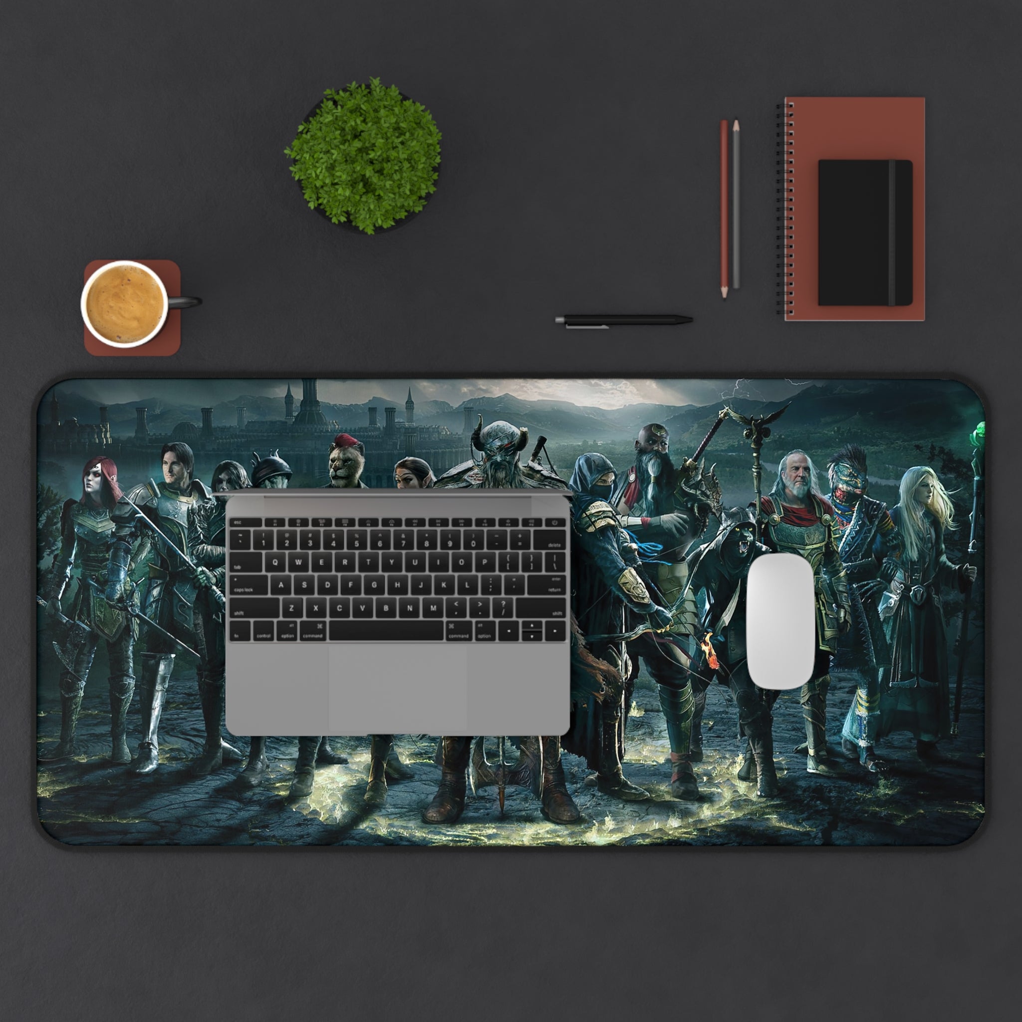 the-elder-scrolls-online-characters-deskpad-the-elder-scrolls-elsweyr-mousepad-gaming-desk-mat-dragon-and-viki