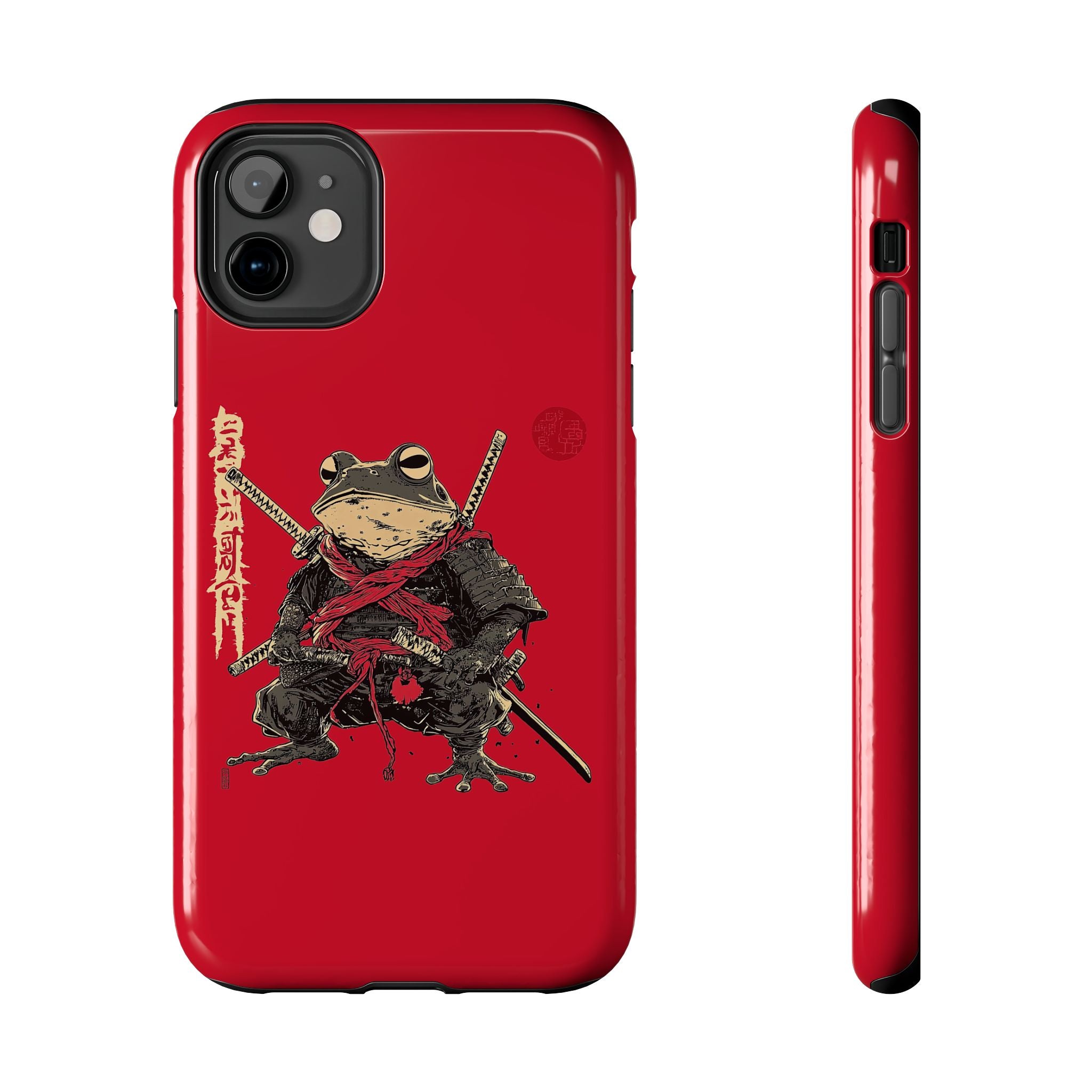 retro-vintage-ninja-frog-iphone-tough-case-red-sun-japanese-samurai-frog-design-stylish-tough-protector-red-iphone-case