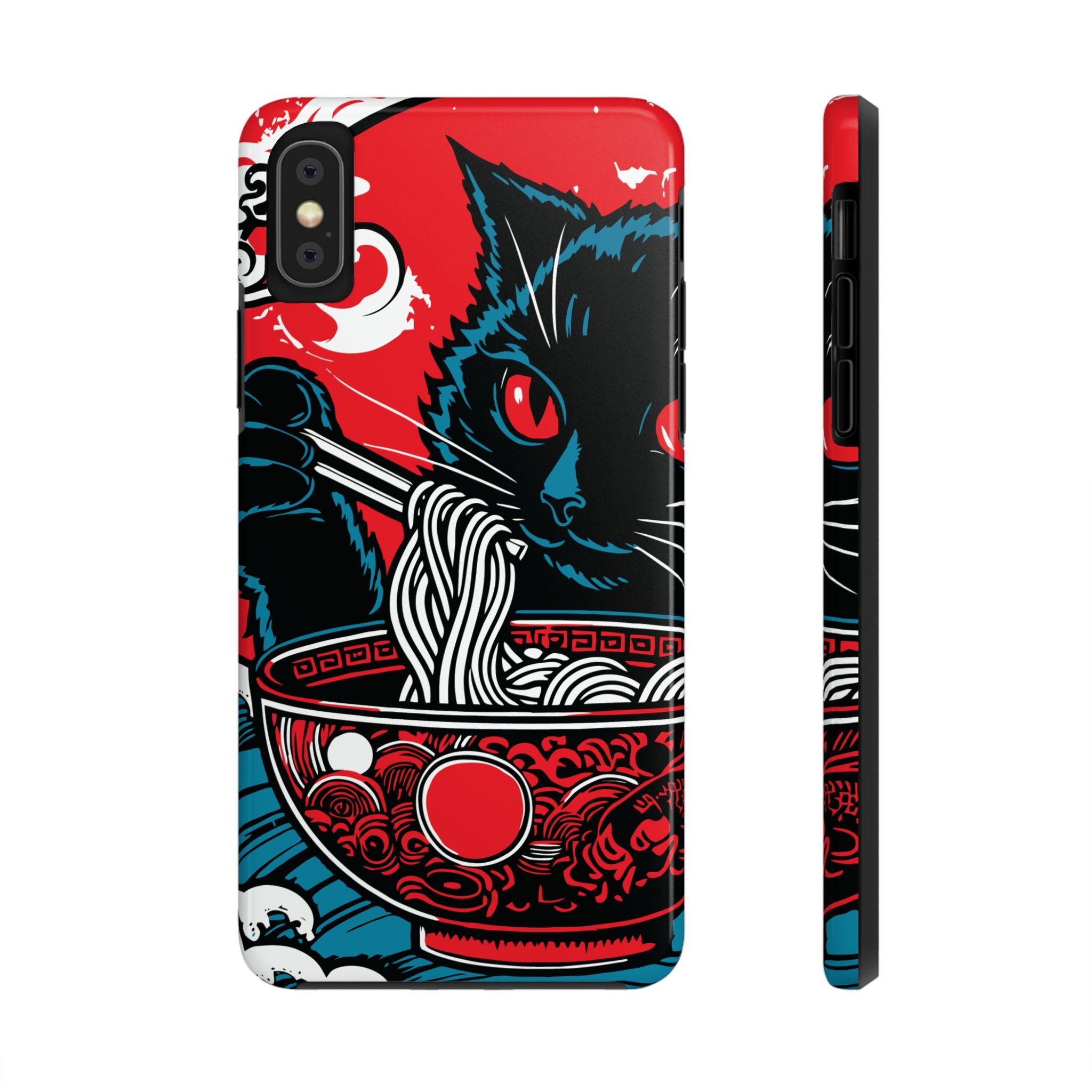 cat-eating-ramen-noodle-tough-iphone-case-japanese-anime-kawaii-protective-cover-anime-lover-gift-unique-iphone-shell-iphone-