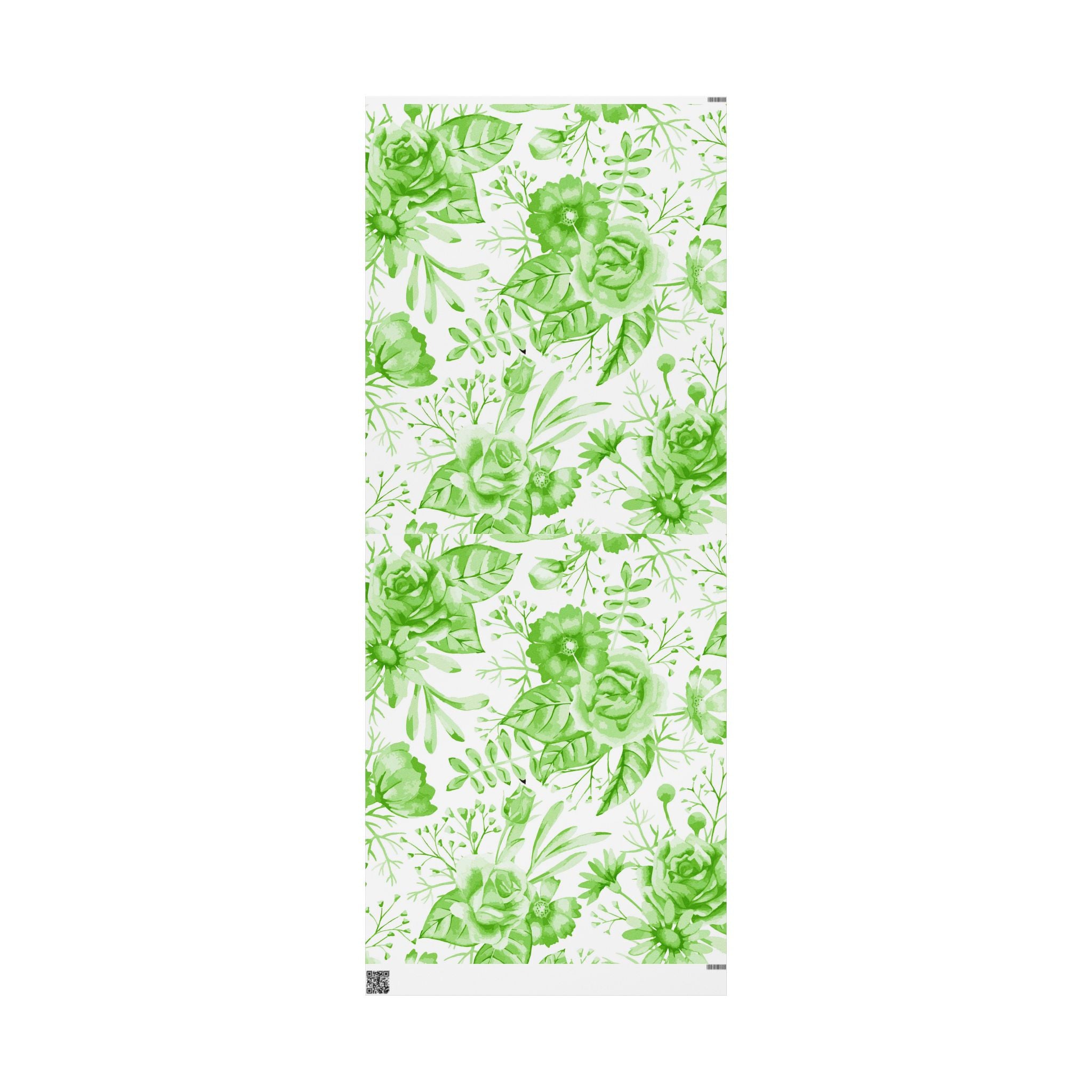 green-floral-watercolor-pattern-gift-wrapping-30-72-wrapping-papers-art-craft-supplies-packaging-holiday-gift-wrap-decorative