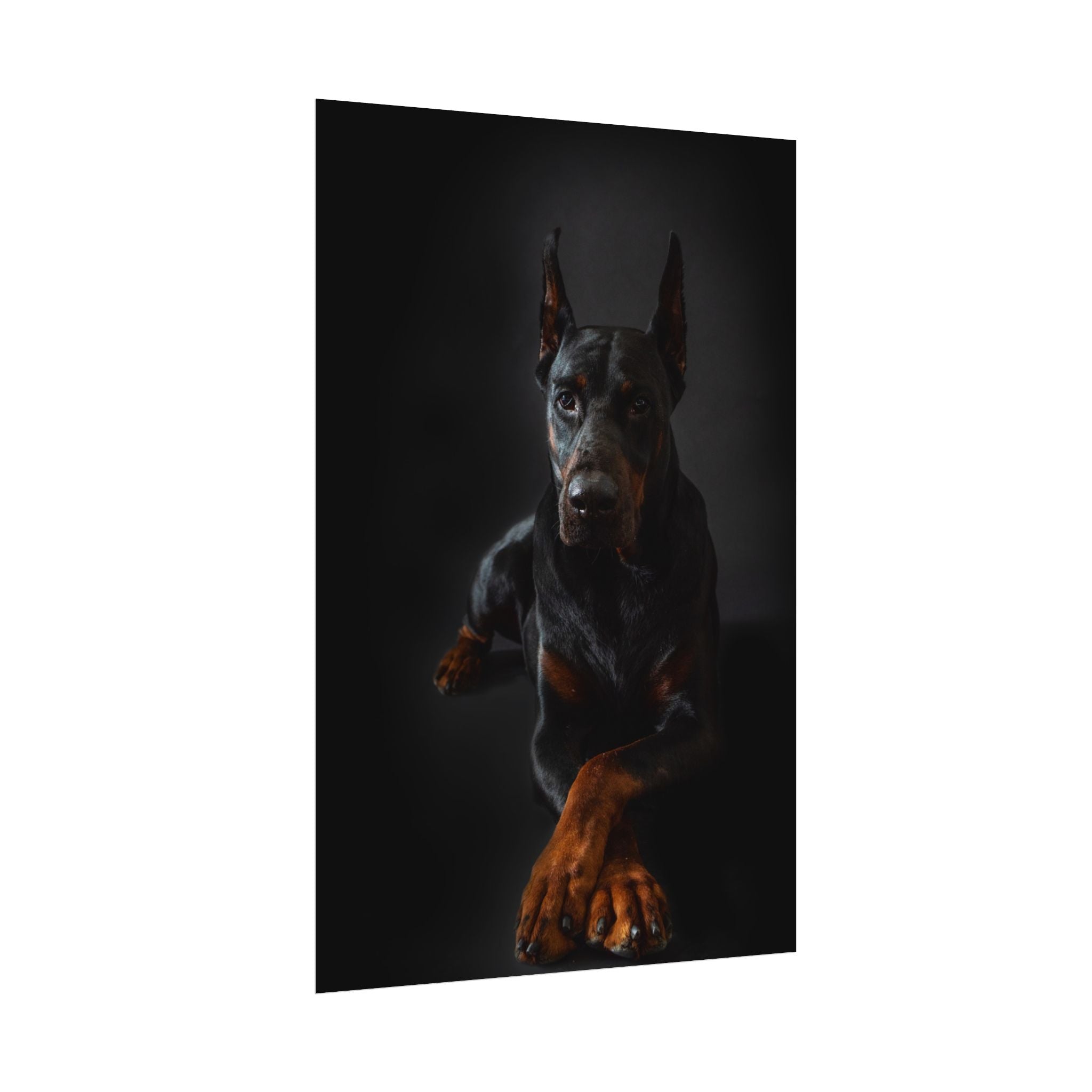doberman-pincher-poster-print-rolled-posters-wall-art-home-decor-dog-lover-gift-animal-art-room-decoration