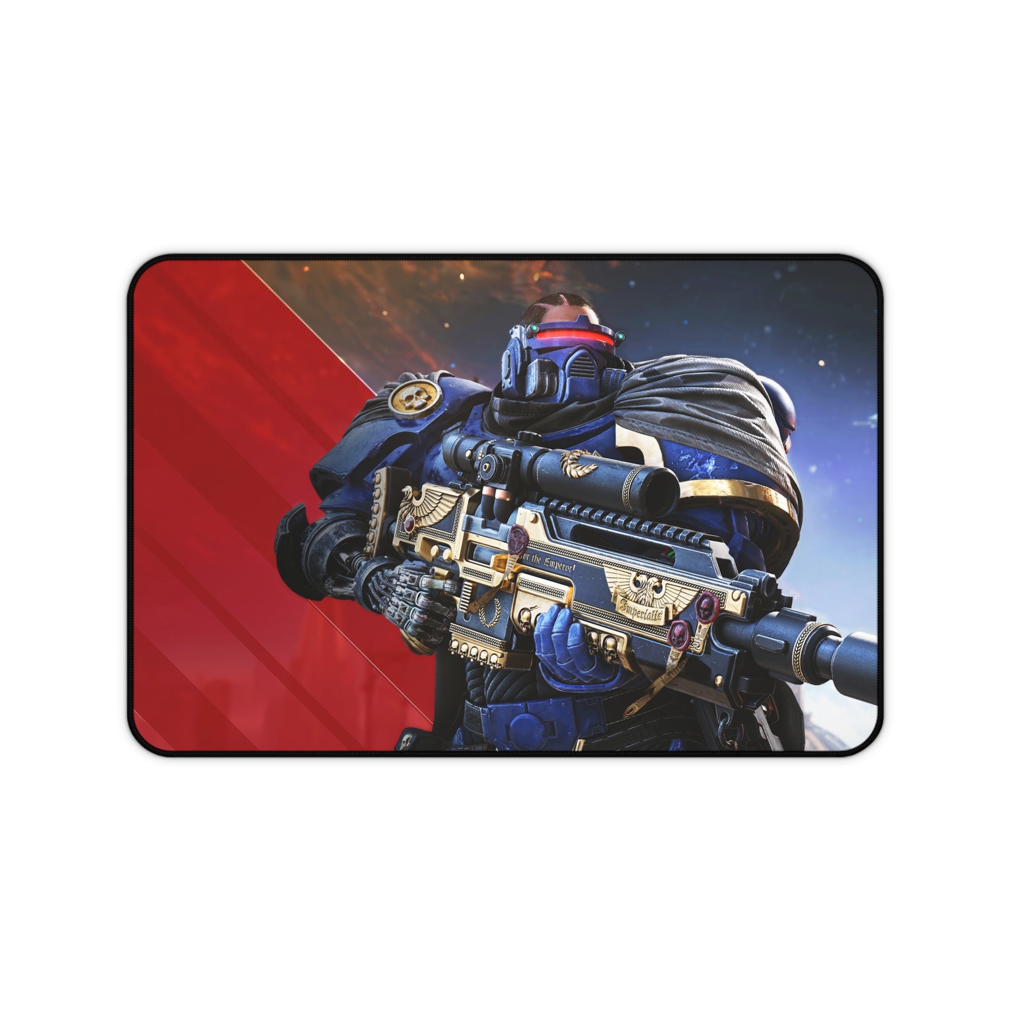 Warhammer 40k Space Marine 2 Tactical Sniper, Gaming Mouse Pad - XL Desk Mat & Extended Desk Pad for Wargaming, Gamer Gift