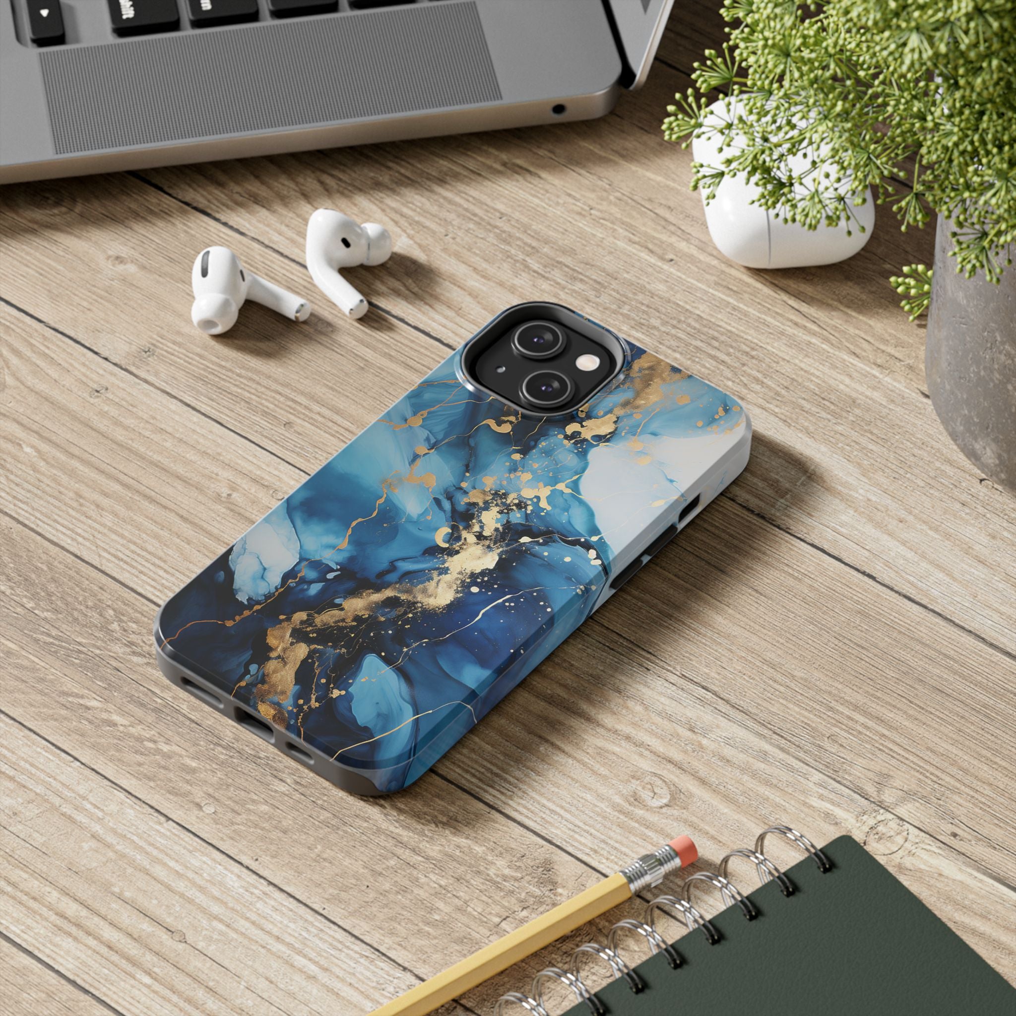 blue-gold-marble-iphone-tough-case-elegant-minimalist-protective-cover-stylish-phone-shell-hard-shell-iphone-case-trendy-acce