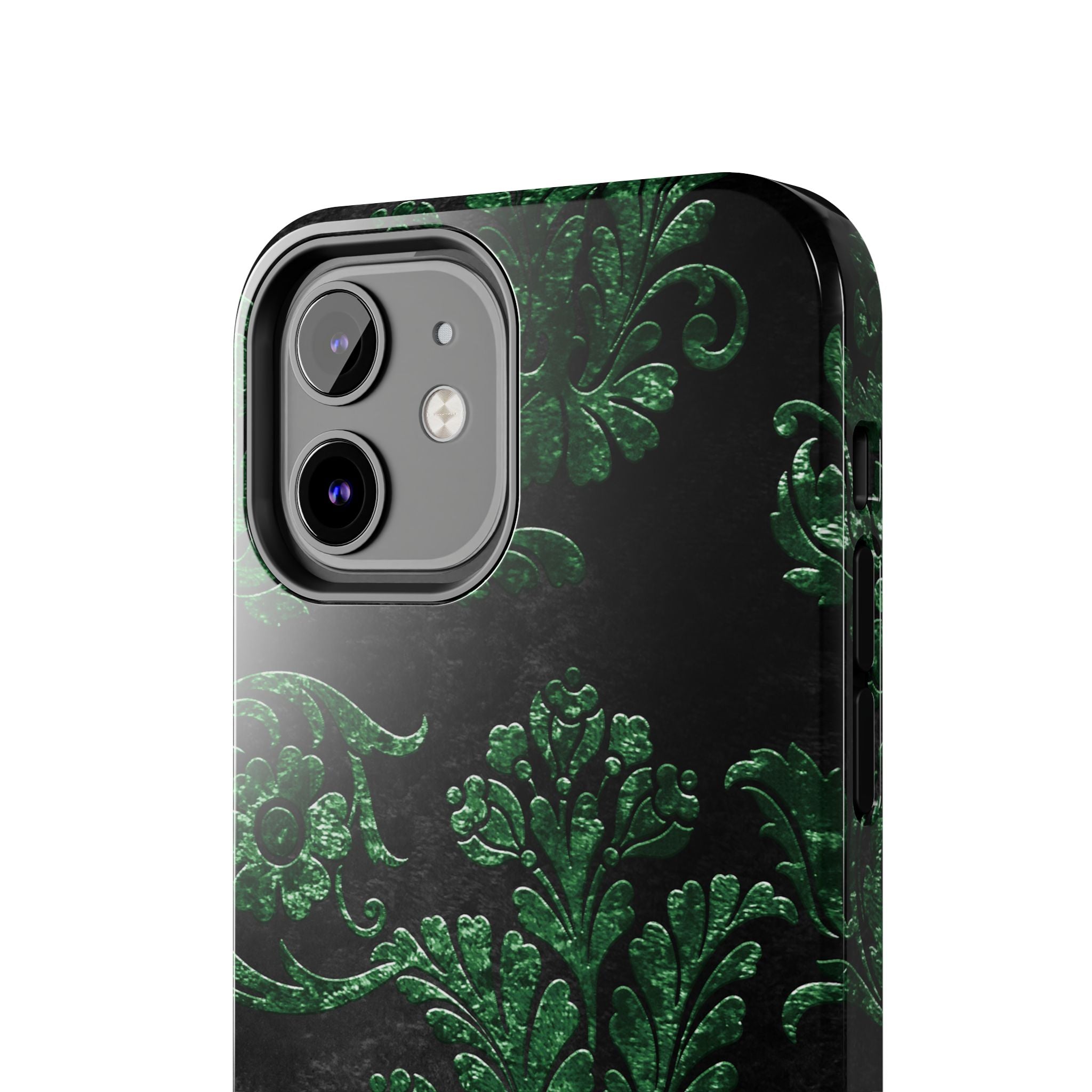 embossed-emerald-velvet-tough-iphone-case-protective-iphone-cover-heavy-duty-iphone-case-rugged-phone-case-durable-smartphone