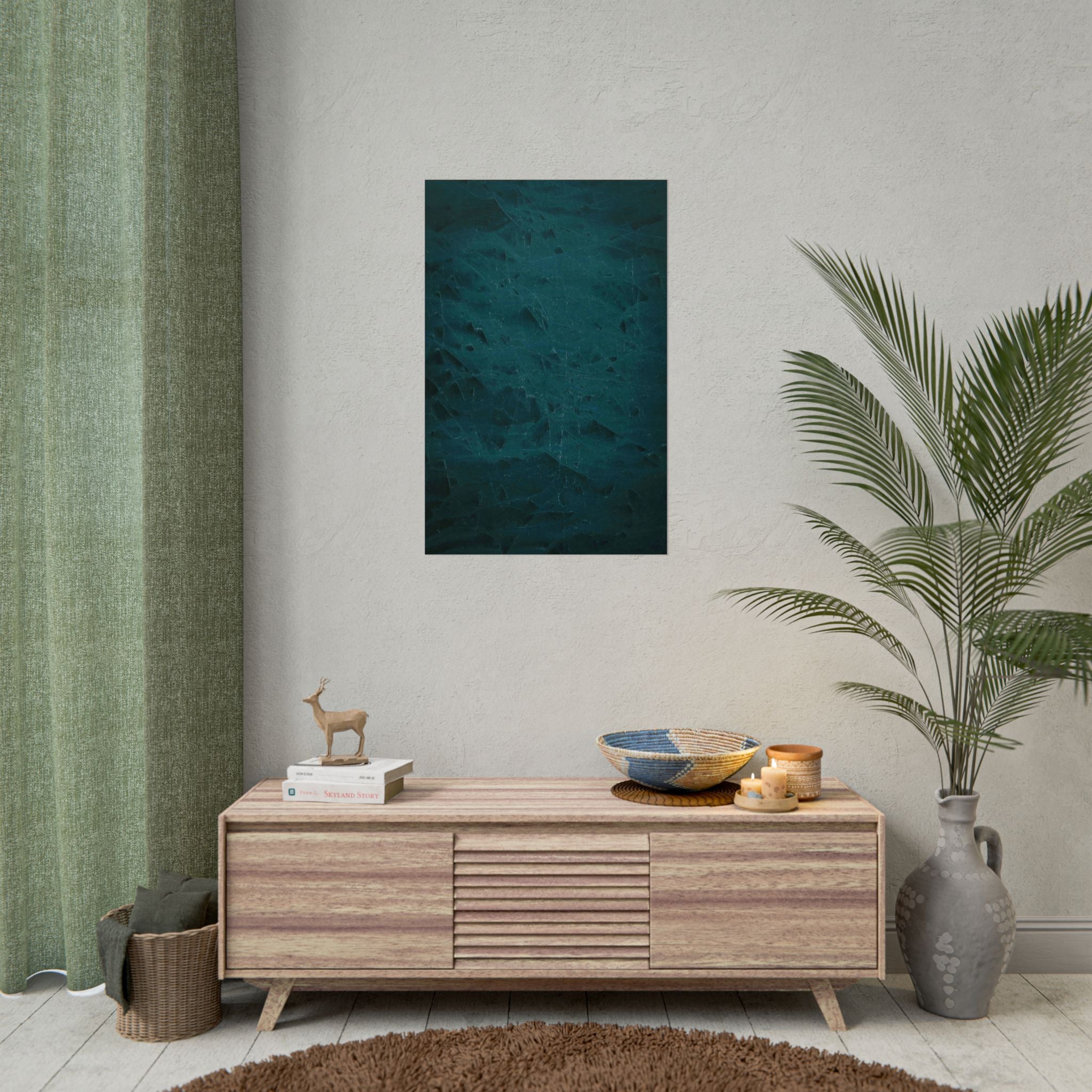 dark-green-abstract-minimalist-poster-art-contemporary-home-decor-modern-wall-art-print-unique-wall-decor-abstract-painting