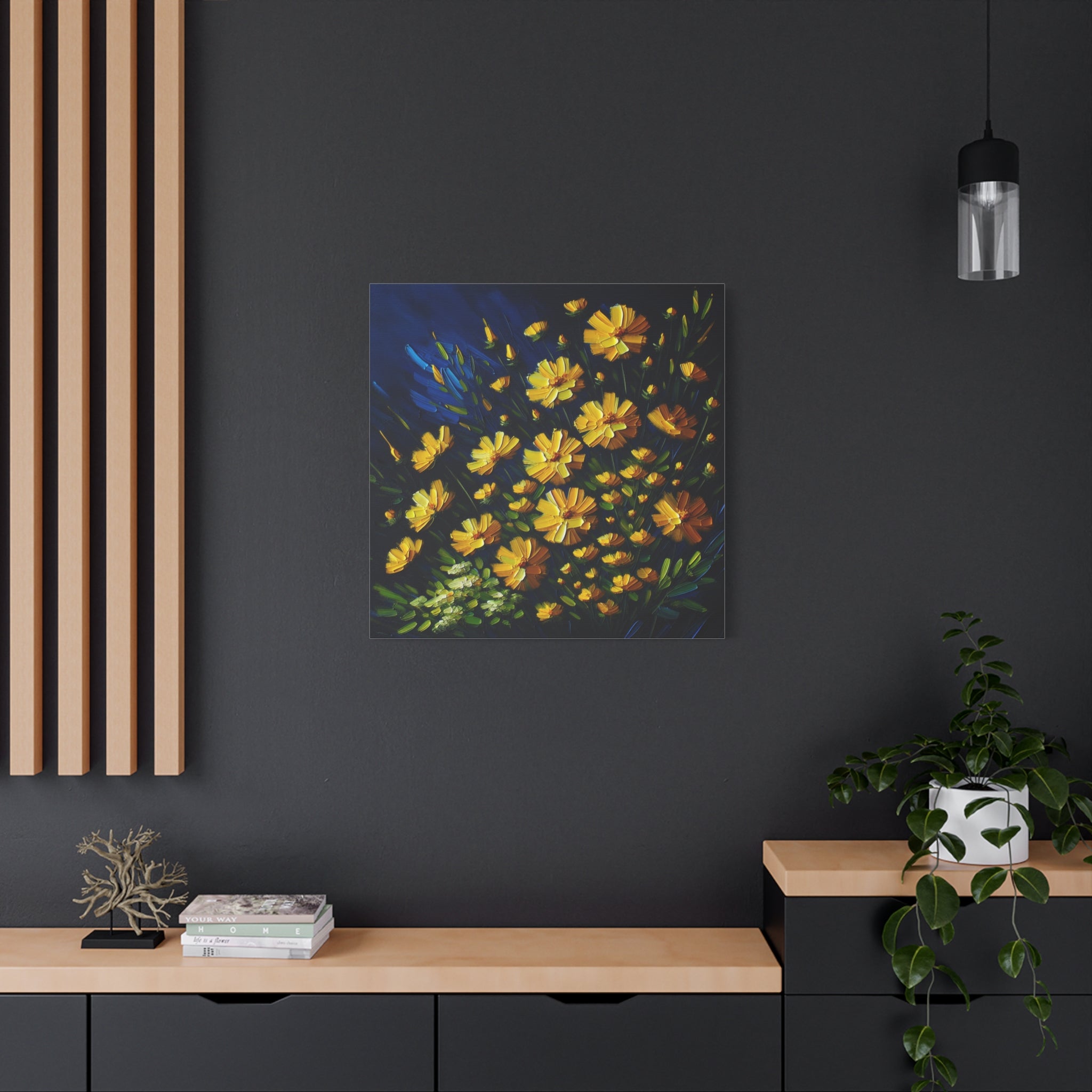 canvas-print-yellow-wildflowers-matte-canvas-impasto-oil-painting-stretched-wall-art-home-decor-floral-print-gift-for-nature-