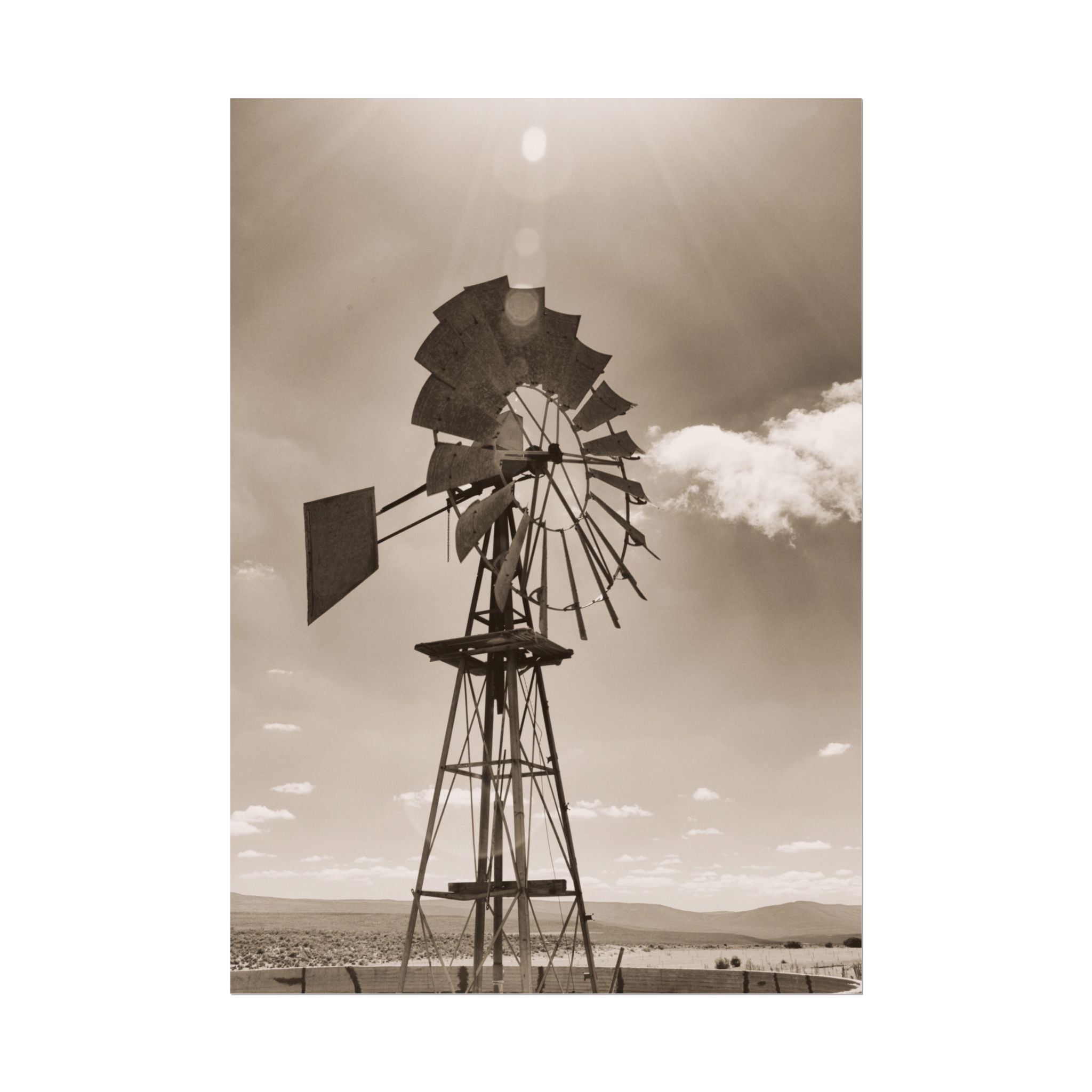 rustic-windmill-photography-poster-print-farm-house-wall-decor-gift-for-farmers-country-home-decor-windmill-wall-art