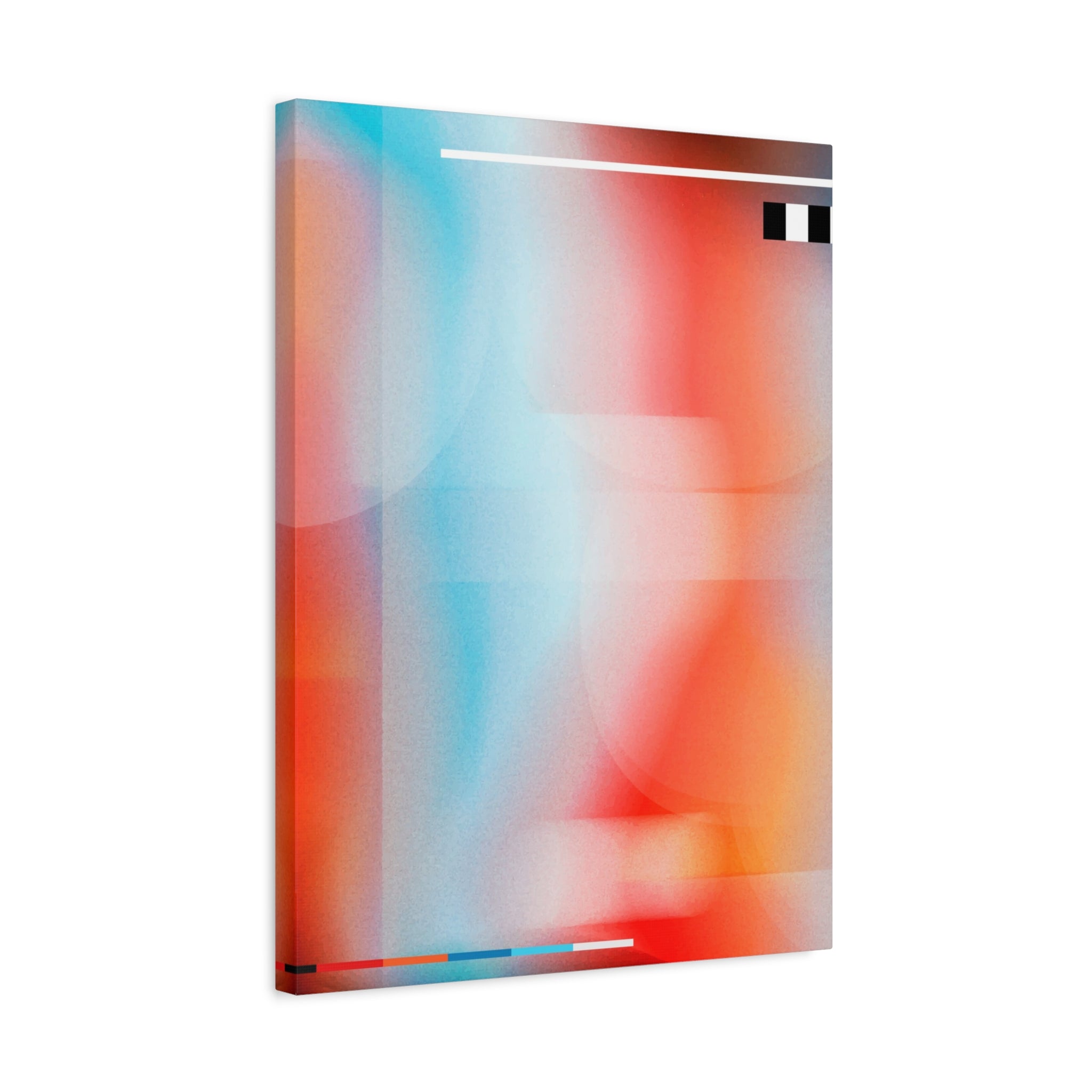 canvas-print-abstract-orange-retro-colorful-home-decor-wall-art-stretched-matte-canvas-living-room-decor-unique-gift-idea