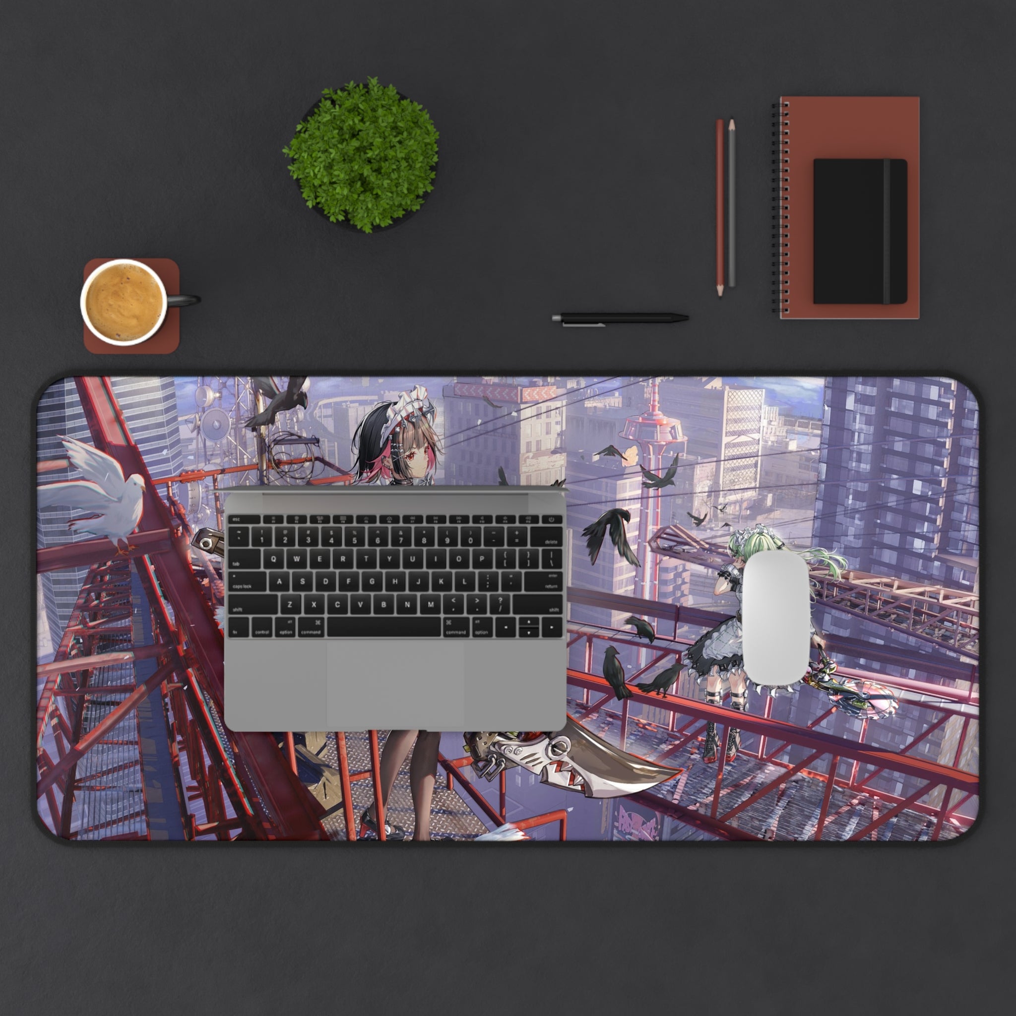 Zenless Zone Zero Ellen Joe Gaming Mouse Pad - ZZZ Desk Mat - New Eridu Anime Desk pad - XL Waifu Ga