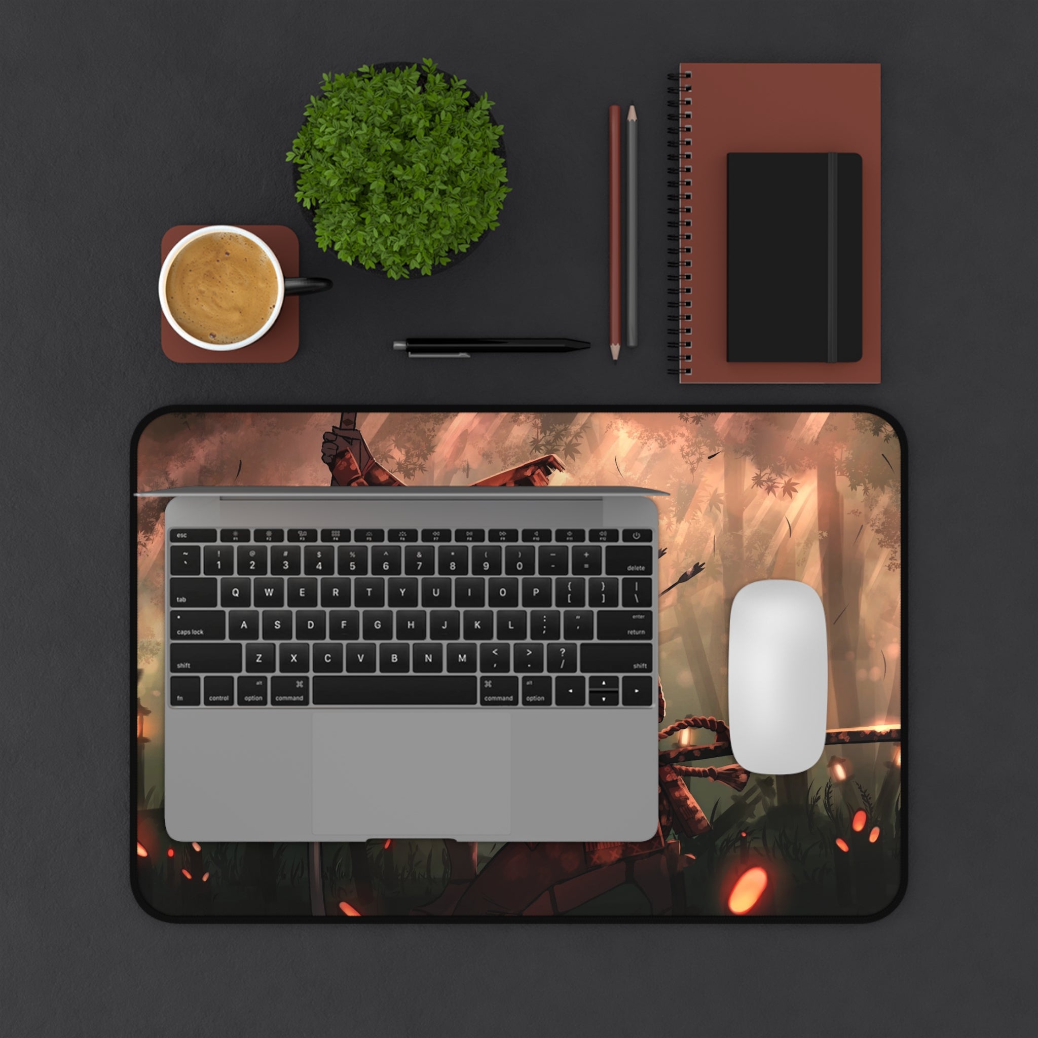 anime-samurai-girl-warrior-mouse-pad-japanese-katana-red-samurai-warrior-desk-mat-japanese-anime-girl-samurai-desk-pad-anime-