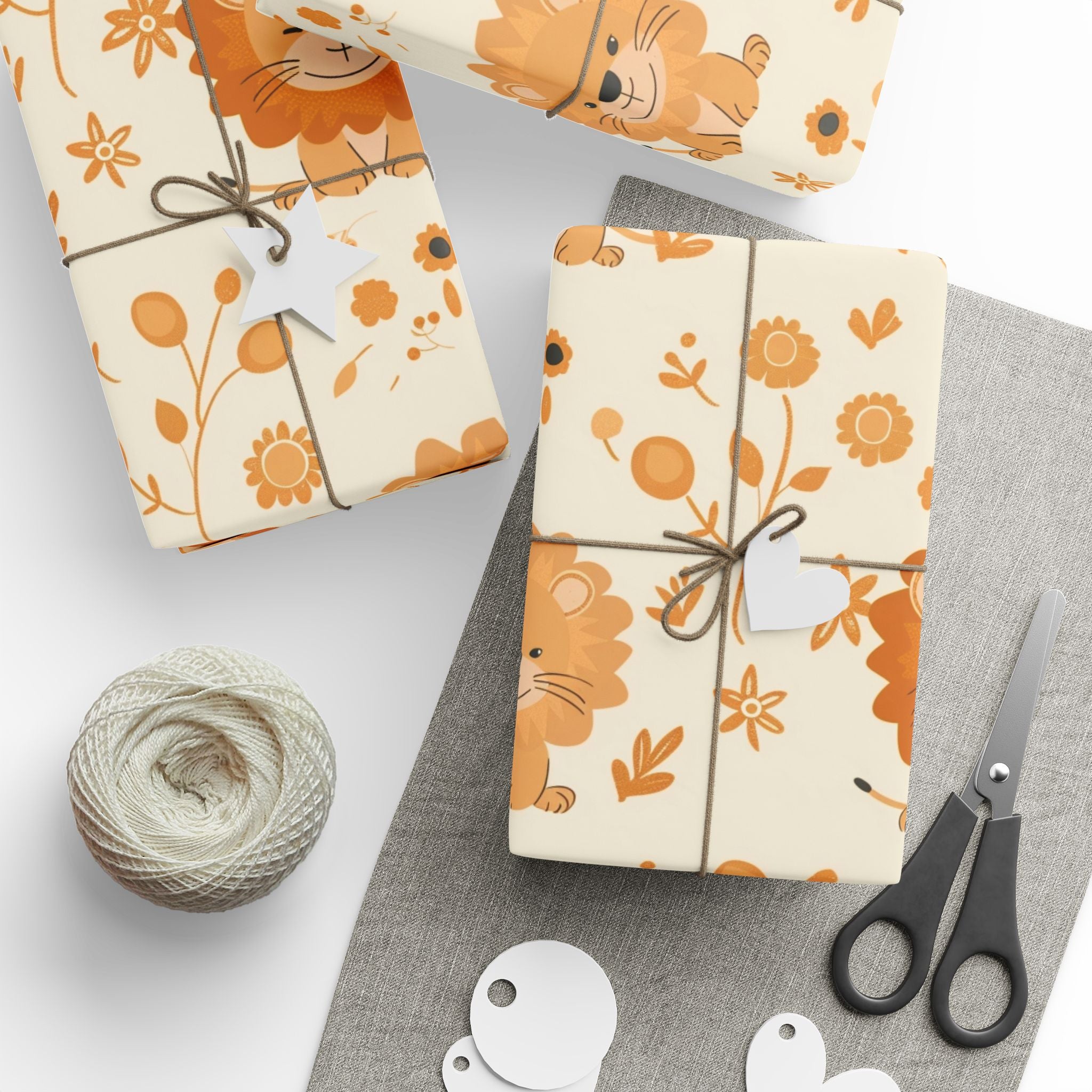 cut-lion-jungle-party-gift-wrap-paper-for-birthdays-and-holidays-30x72-inch-fun-wrapping-sheets-baby-gift-wrap-celebratory