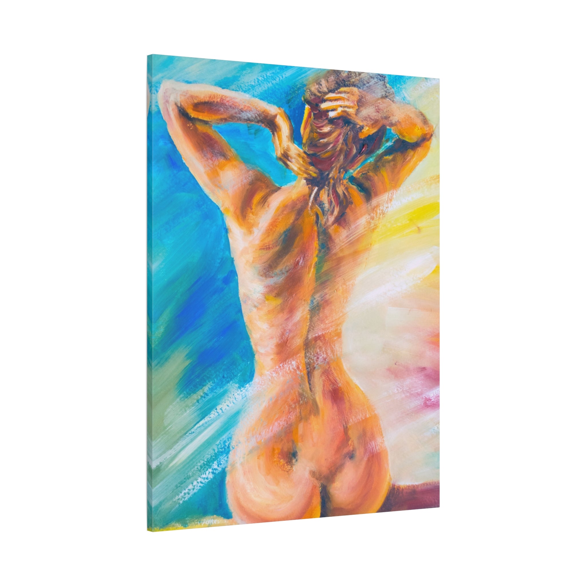 canvas-print-violin-naked-woman-body-oil-effect-wall-decor-matte-stretched-art-musician-gift-bedroom-decoration-living-room-a
