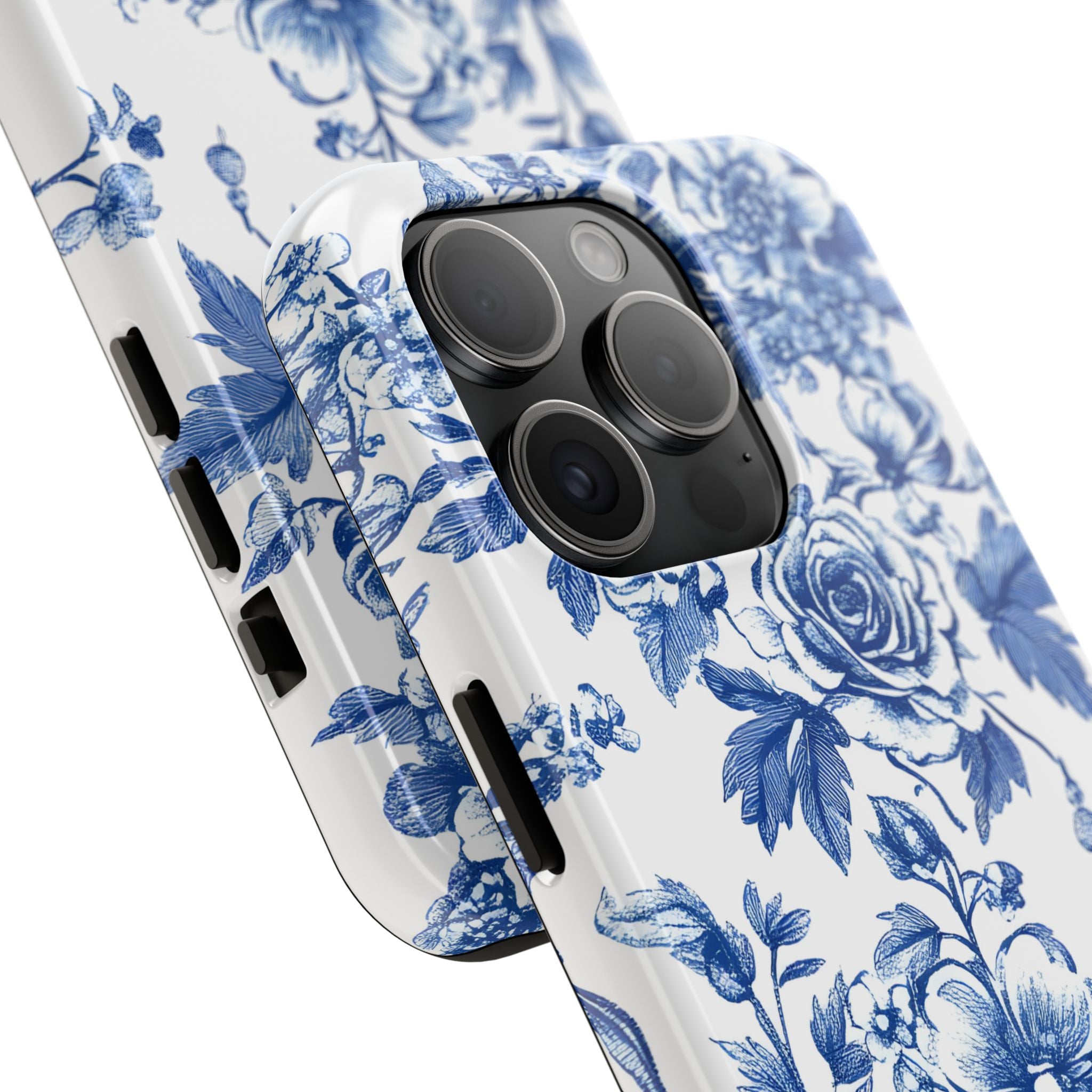 french-toile-floral-tough-iphone-case-blue-iphone-cover-protective-iphone-case-hard-shell-iphone-case-vintage-design-phone-ca