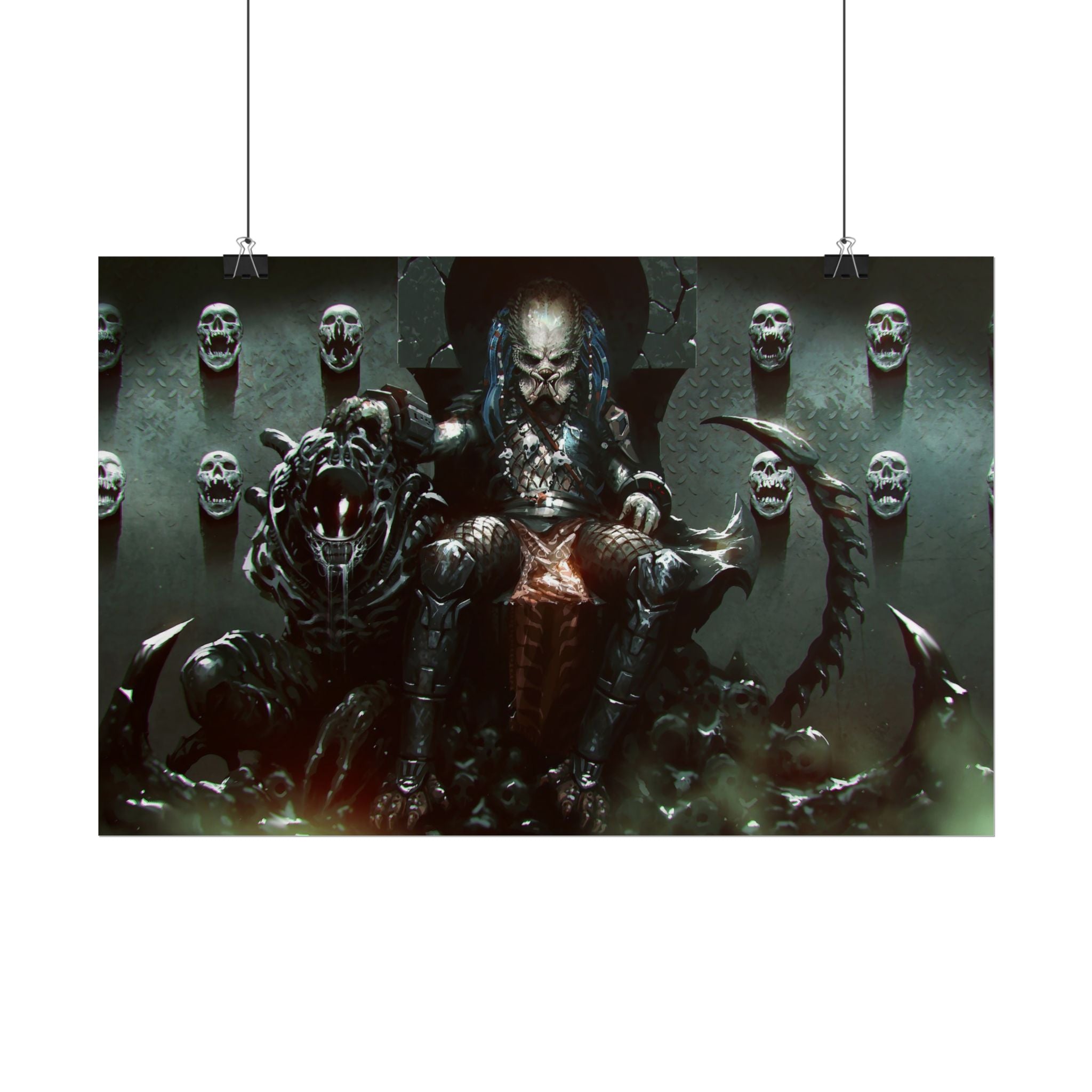 predator-alien-poster-art-xenomorph-movie-poster-print-alien-wall-art-sci-fi-home-decor-geek-wall-decor