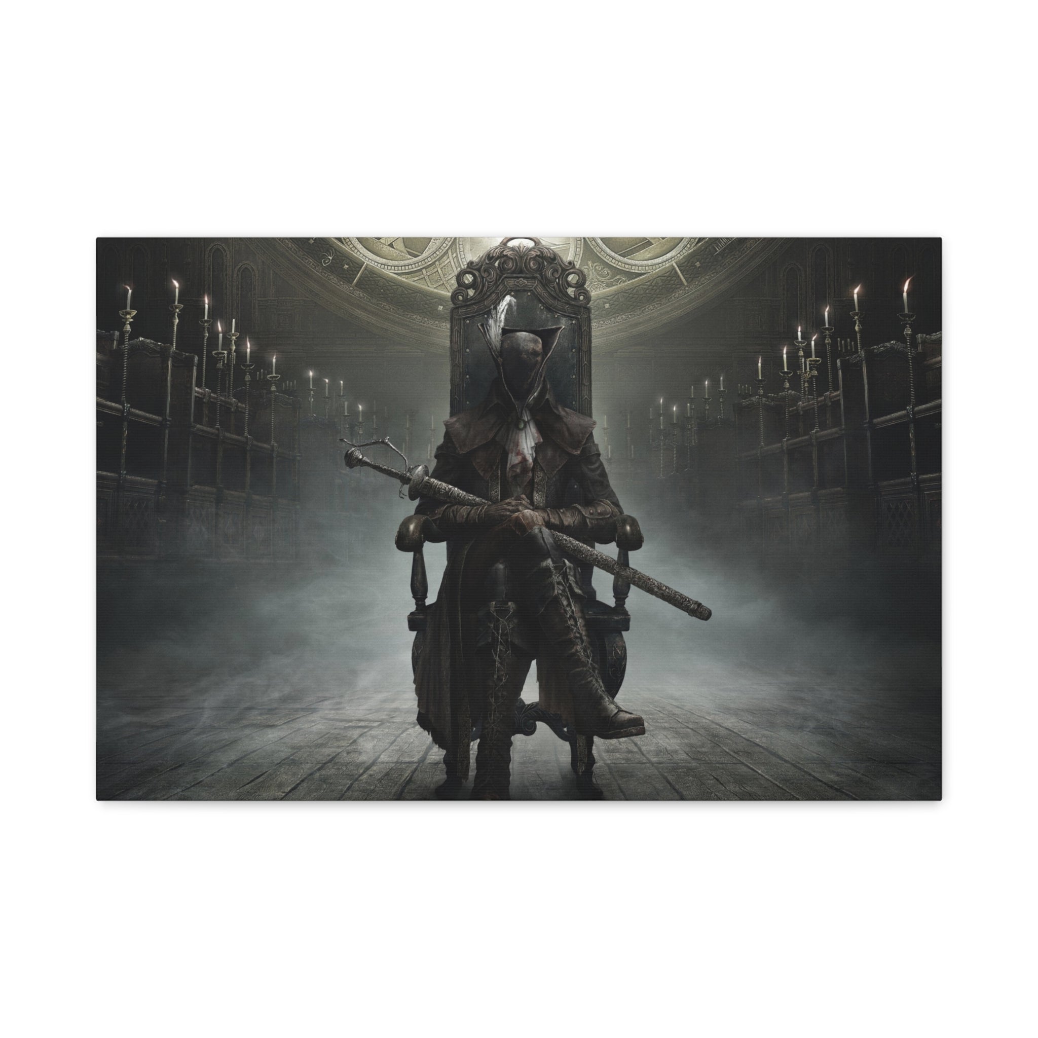 Bloodborne Boss Lady Maria Canvas Wall Art, Home Wall Decor, Game Wall Art Print, Gothic Art