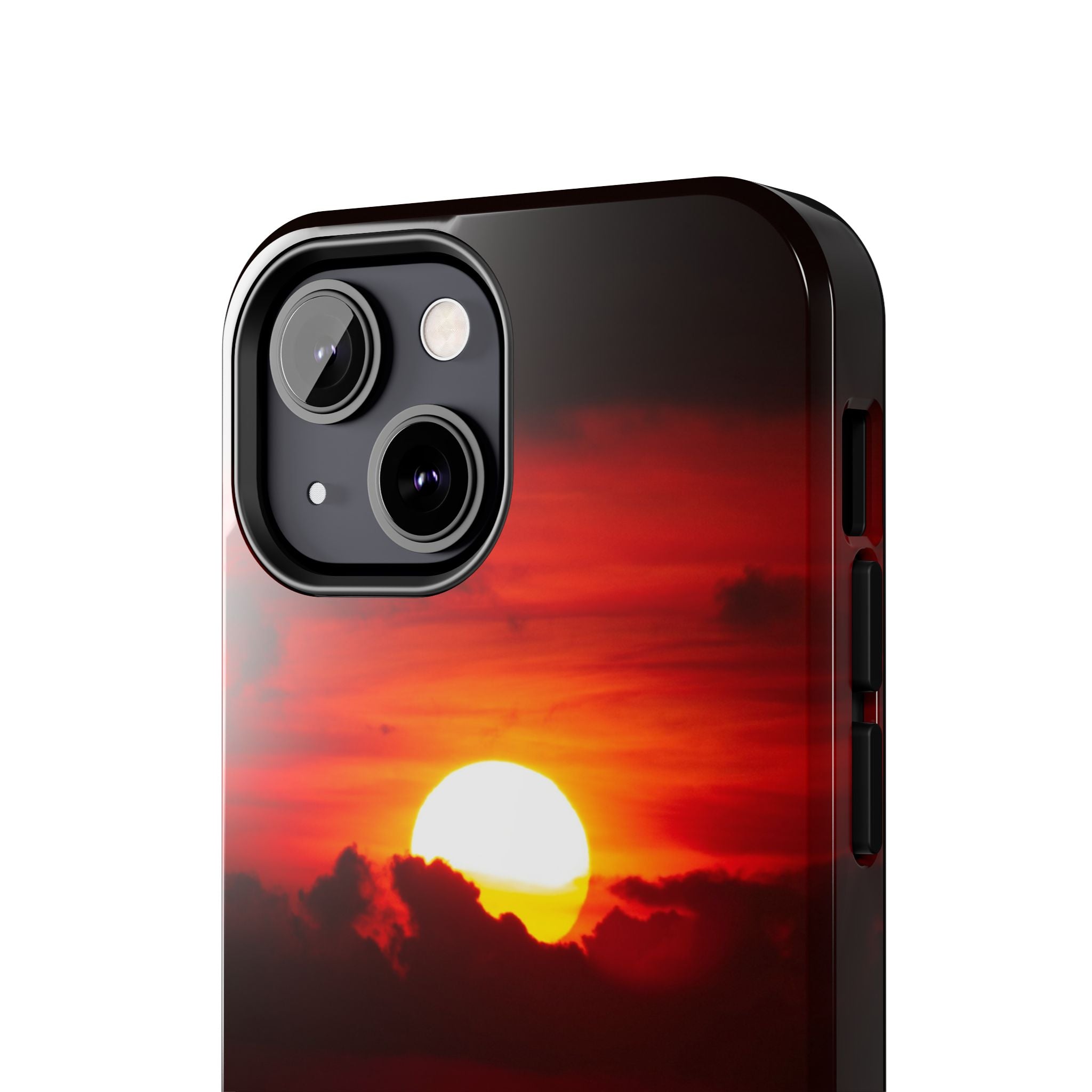 iphone-tough-case-red-sunset-protective-phone-cover-durable-smartphone-case-hard-shell-phone-case-sunset-lover-gift-red-phone